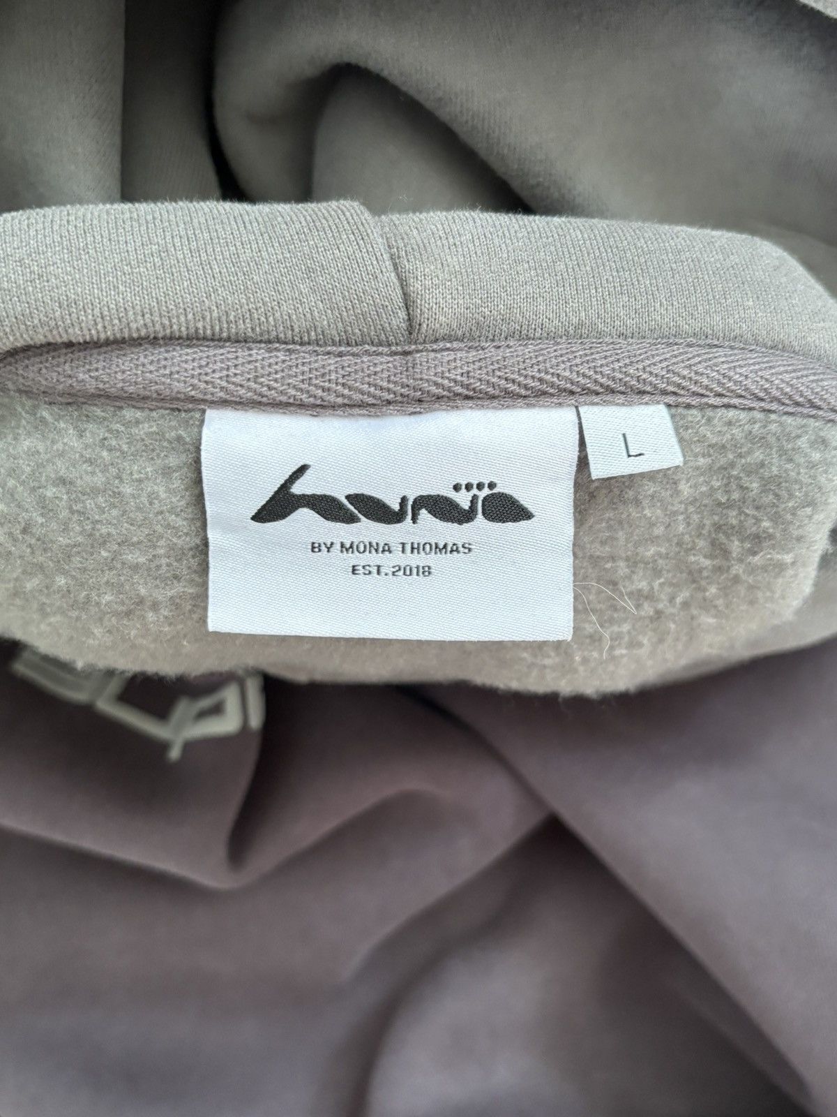HUNI Design HUNI grey hoodie Size US L / EU 52-54 / 3 - 6 Thumbnail