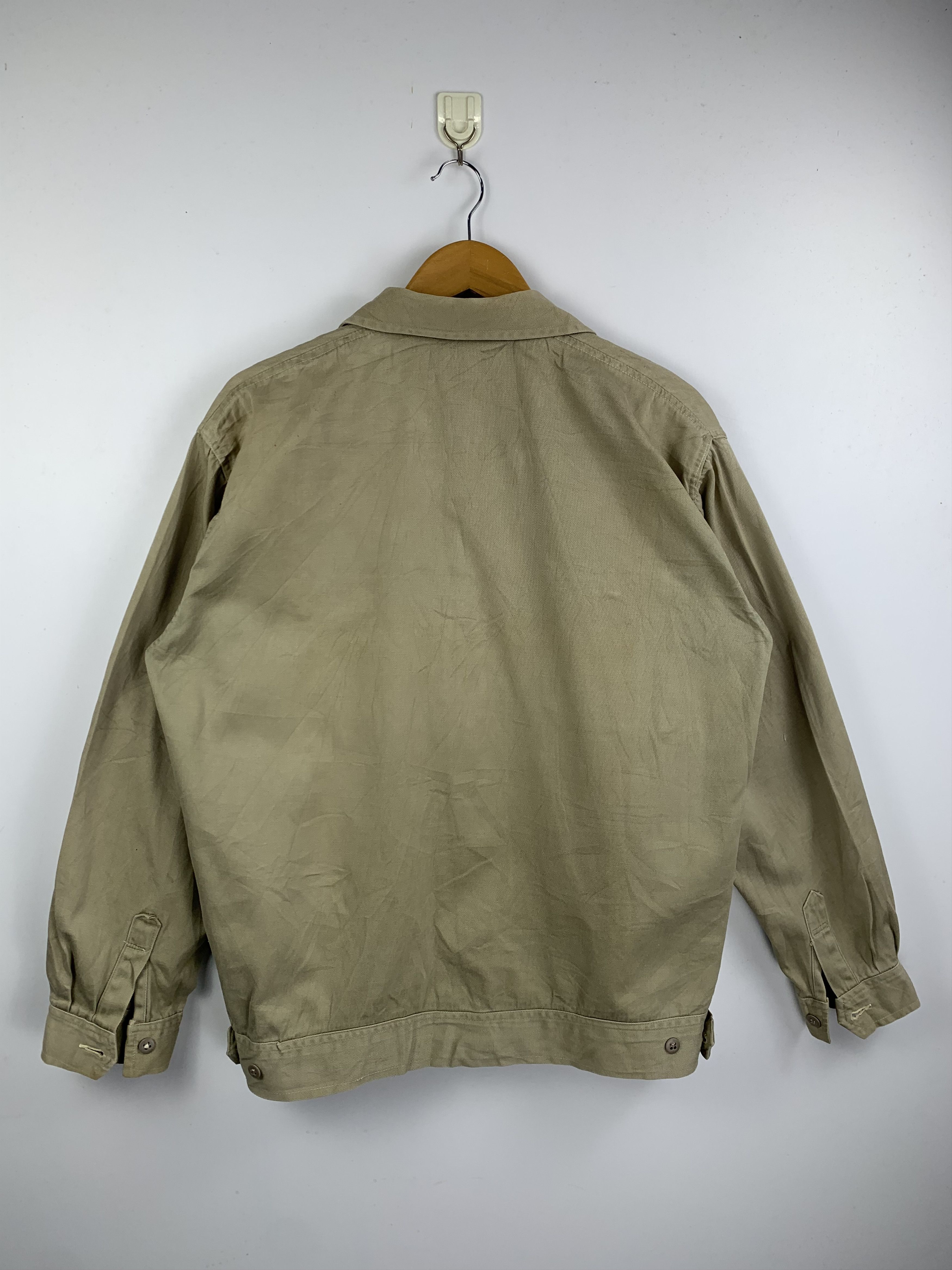 Japanese Brand Vintage 90s Chiyoda Japanese Brand Worker Denim Jacket J1621 Size US L / EU 52-54 / 3 - 3 Thumbnail