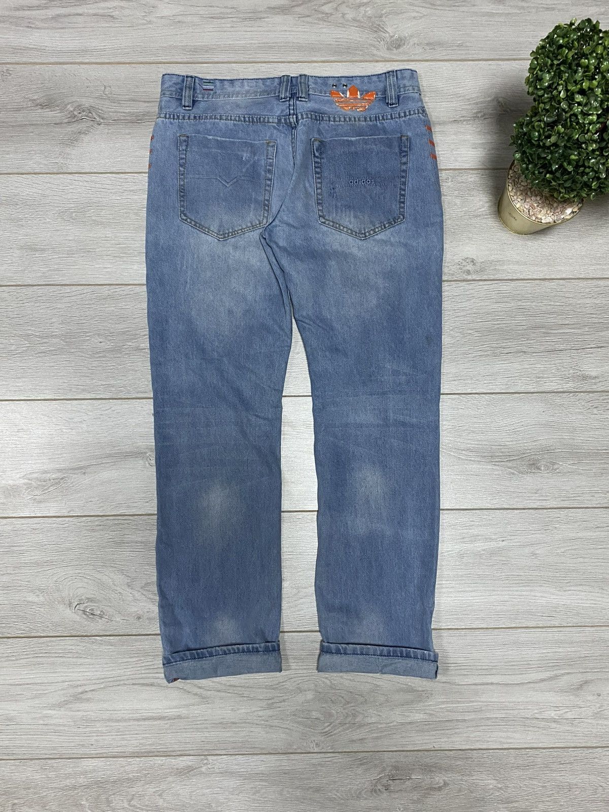 Diesel Diesel x Adidas vintage Italy jeans three stripes selvedge Size US 34 / EU 50 - 2 Thumbnail