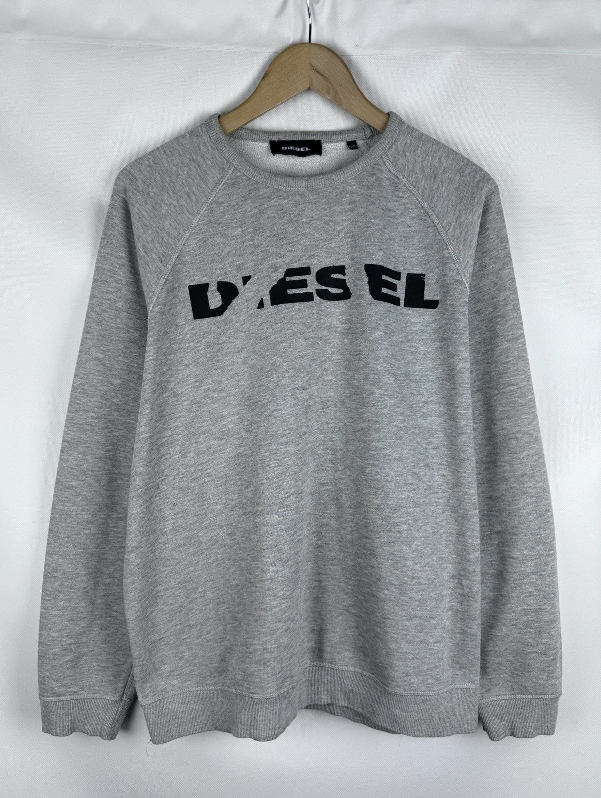 Other Diesel Men’s Big Logo Crewneck Sweatshirt Pullover Size 2XL Size US XXL / EU 58 / 5 - 1 Thumbnail