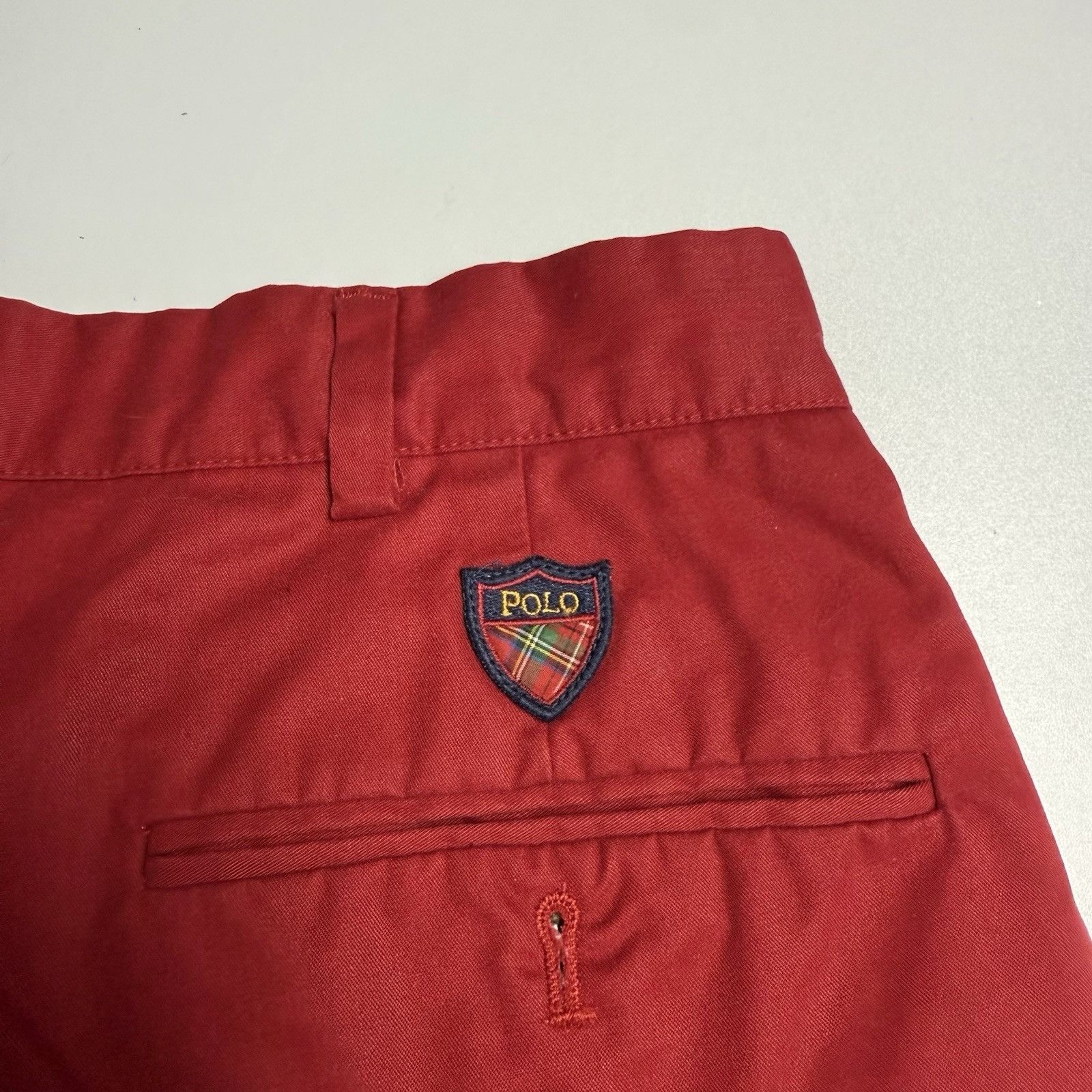 Polo Ralph Lauren Polo Golf Ralph Lauren Shorts Mens 35 (33x8) Red Size US 35 - 4 Thumbnail