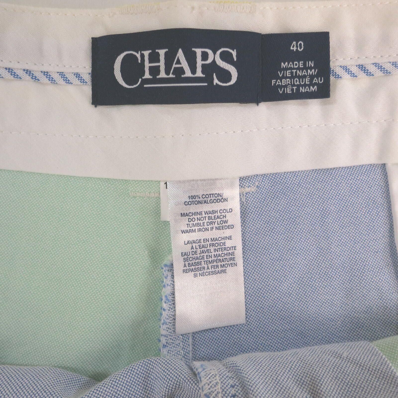 Chaps Chaps Colorblock Flat Front Cotton Shorts Size 40 NWT Size US 40 / EU 56 - 2 Thumbnail