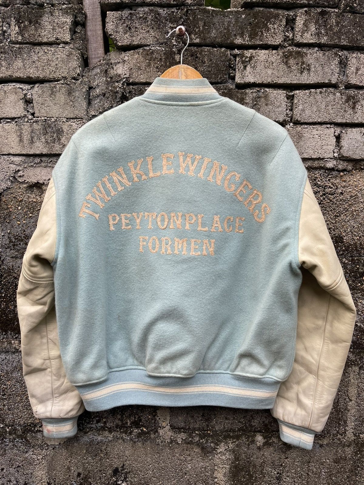 PPFM Vintage PPFM Peyton Place Varsity Jacket Leather Sleeve Size US M / EU 48-50 / 2 - 1 Thumbnail