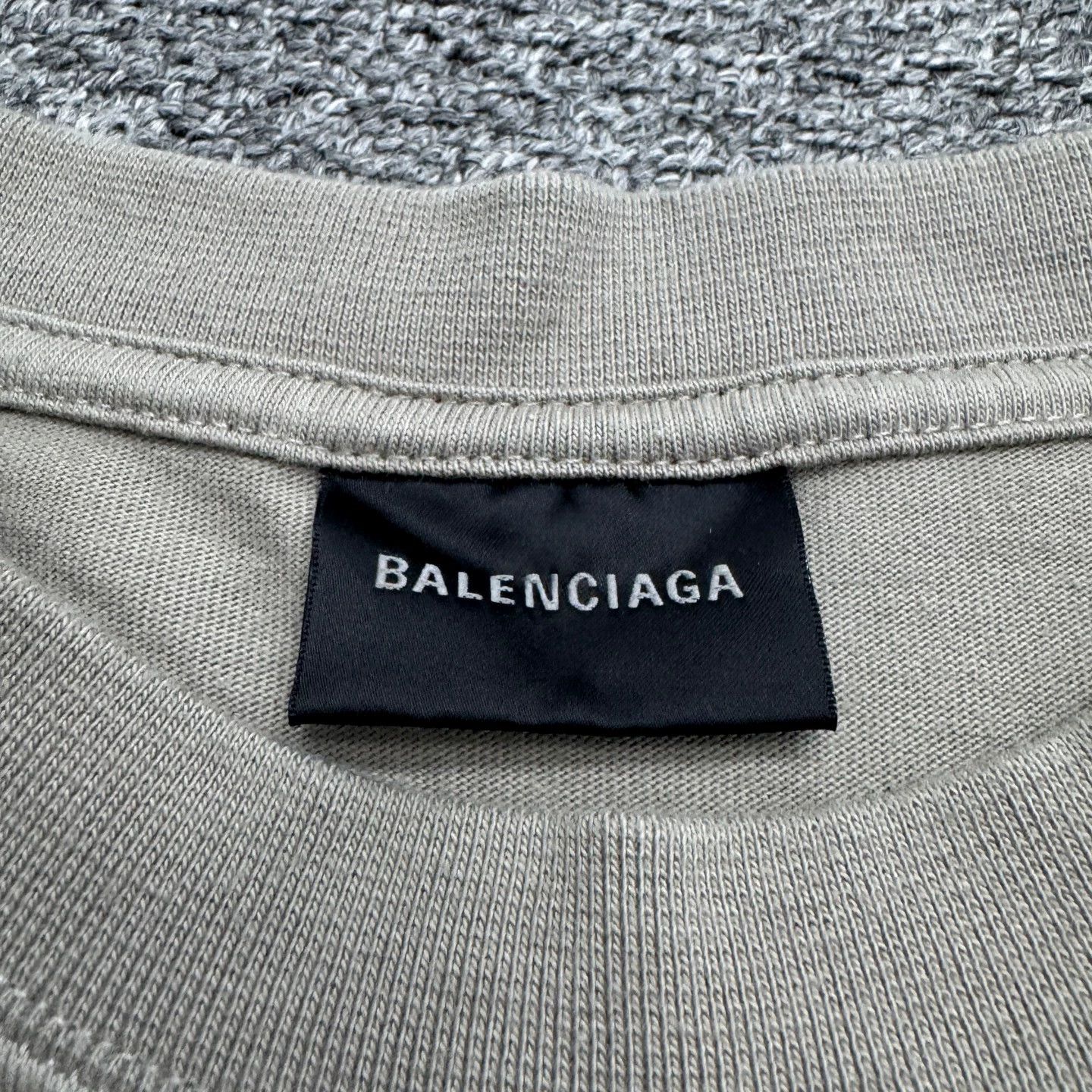 Balenciaga Balenciaga Embroidered Logo Short Sleeve Tee Size S Size US S / EU 44-46 / 1 - 2 Thumbnail