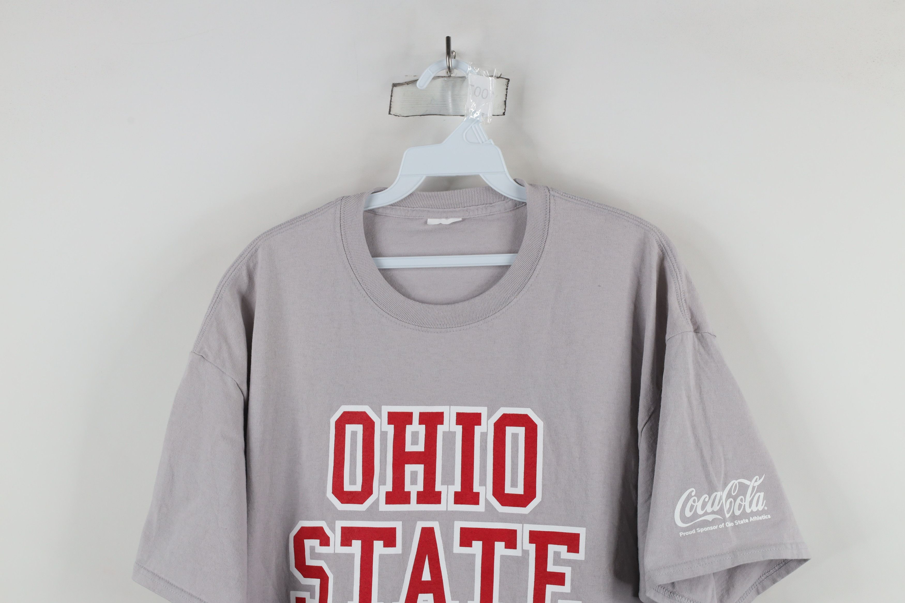 Vintage Vintage Coca Cola Ohio State University T-Shirt Gray Cotton Size US L / EU 52-54 / 3 - 2 Thumbnail