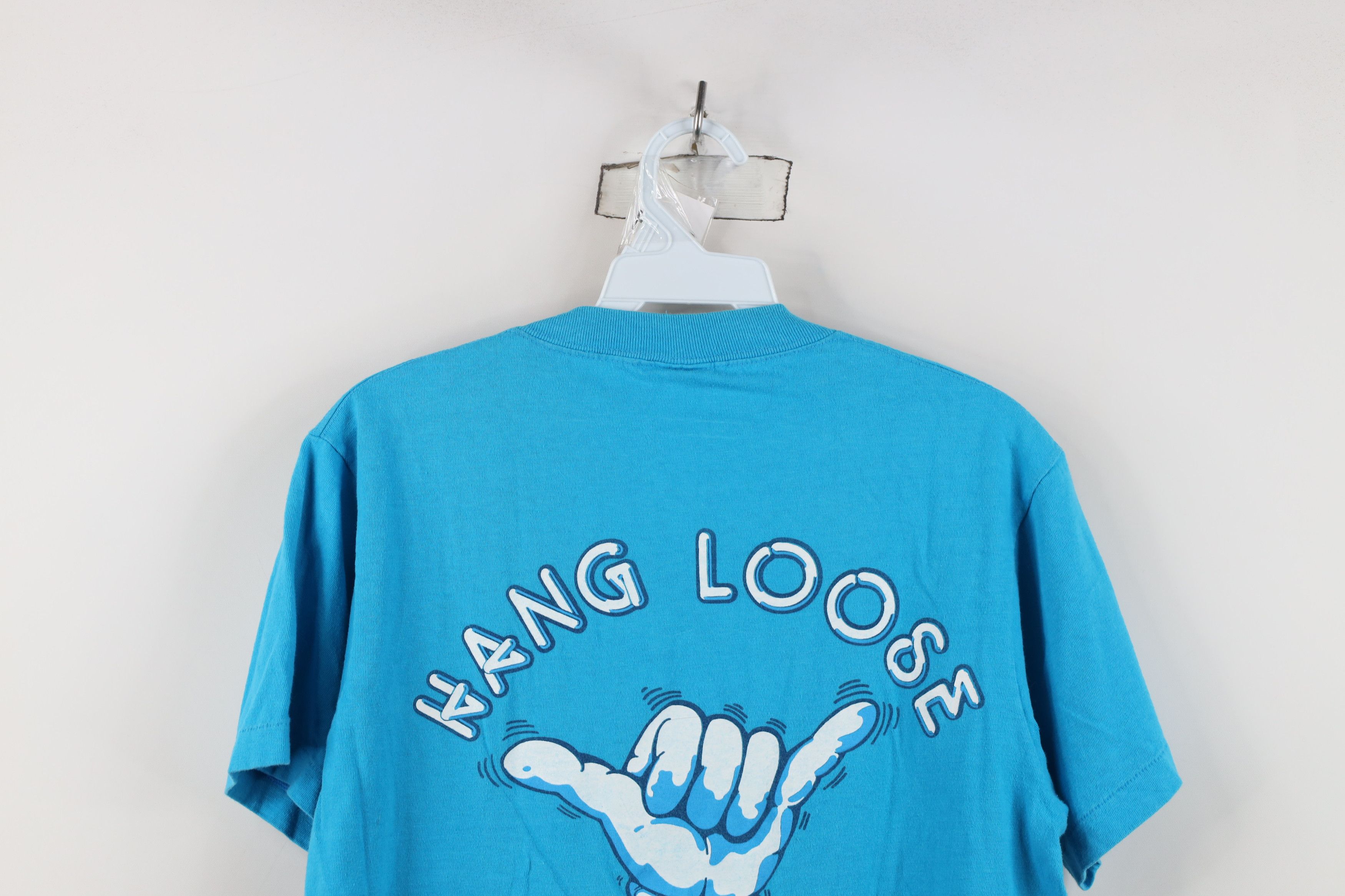 Vintage Vintage 80s Streetwear Hawaii Hang Loose Surfing T-Shirt USA Size M / US 6-8 / IT 42-44 - 12 Thumbnail