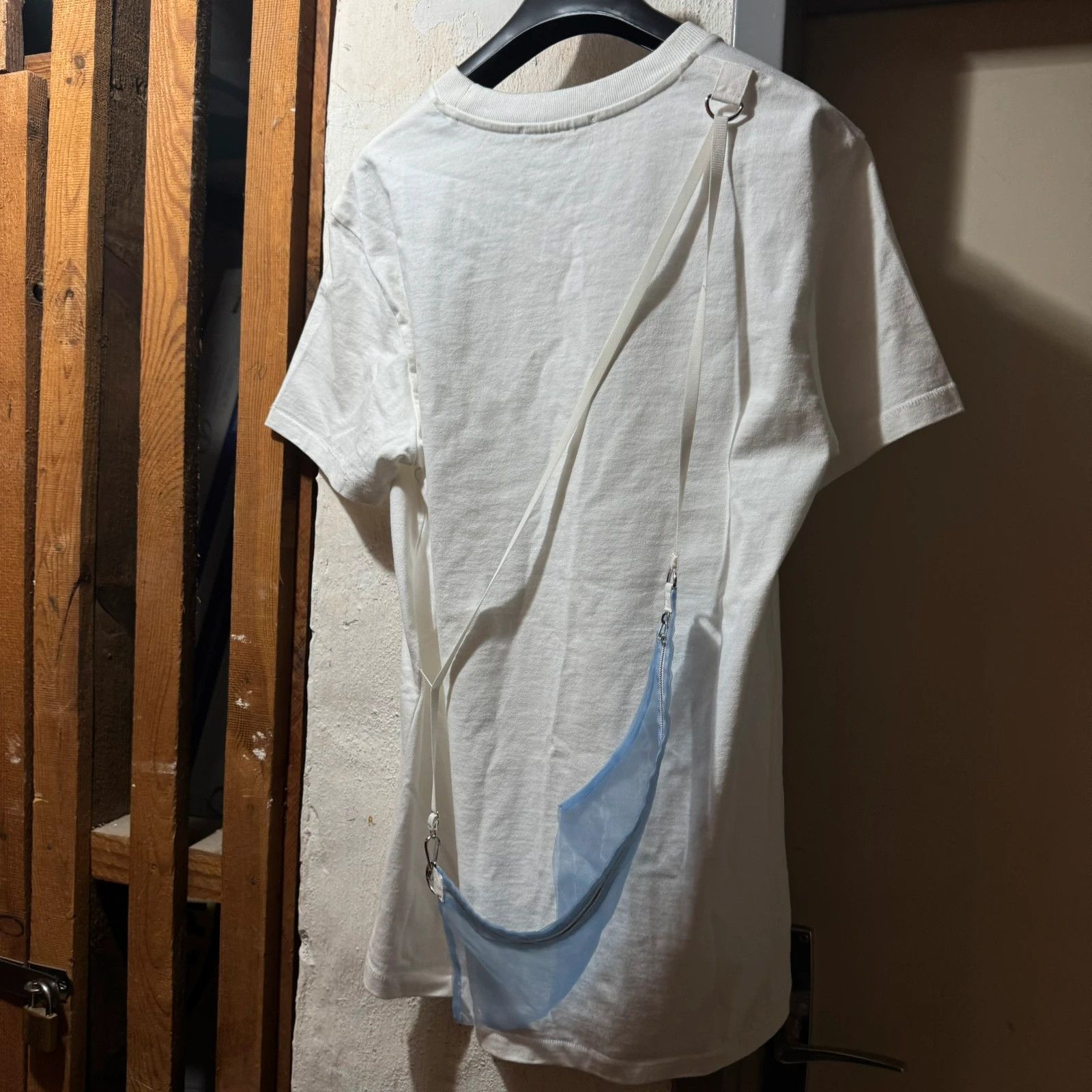 Helmut Lang Helmut lang bondage bag logo t-shirt Size US M / EU 48-50 / 2 - 3 Thumbnail
