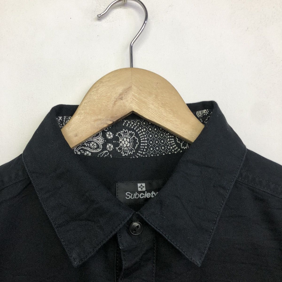 Shorty's Skateboards Subciety Skateboarding Embriodery Backhitt Button Shirt Size US L / EU 52-54 / 3 - 8 Thumbnail