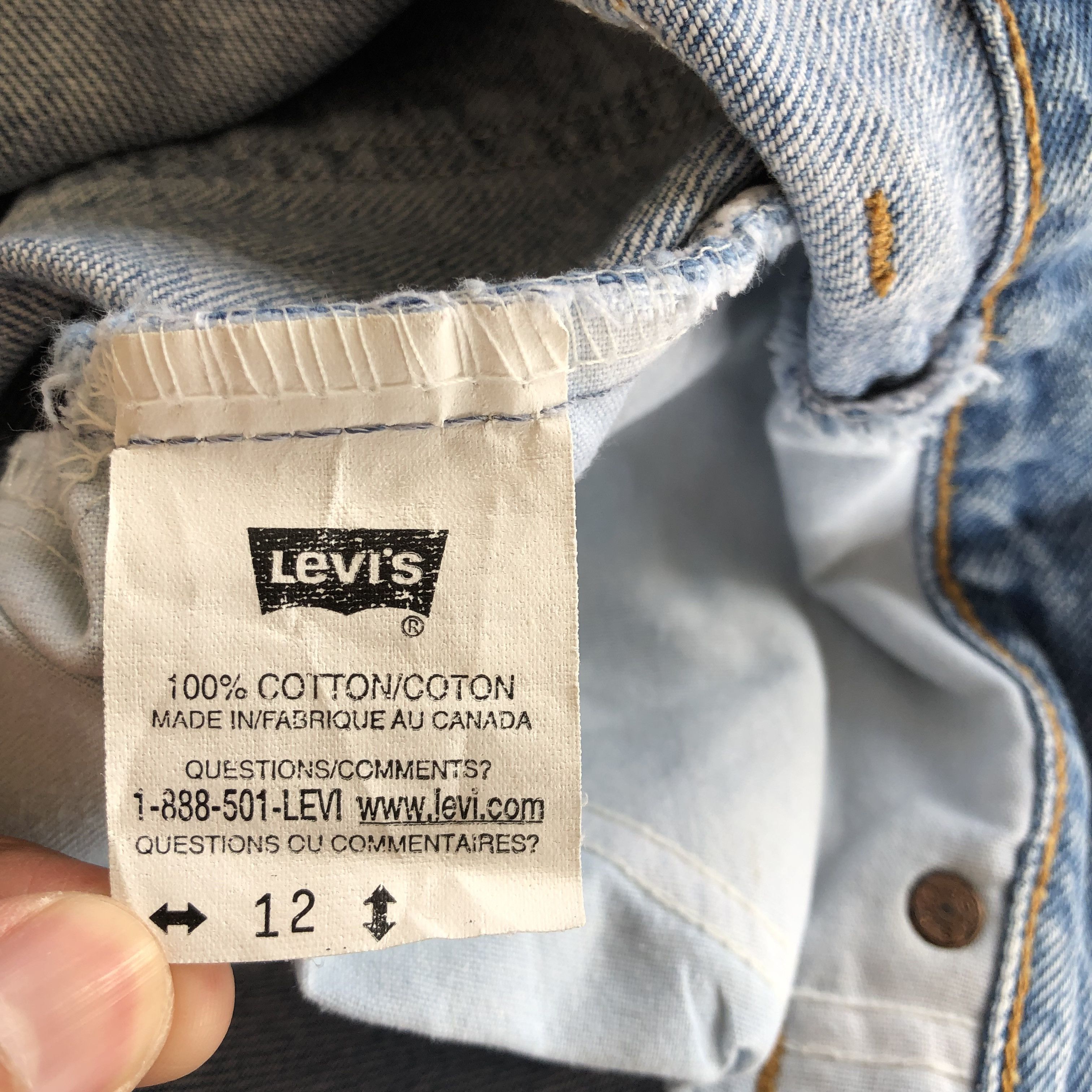 Levi's Vintage 90s Levis 622 Orange Tab Jeans Levi's Faded Denim Size US 30 / EU 46 - 9 Thumbnail
