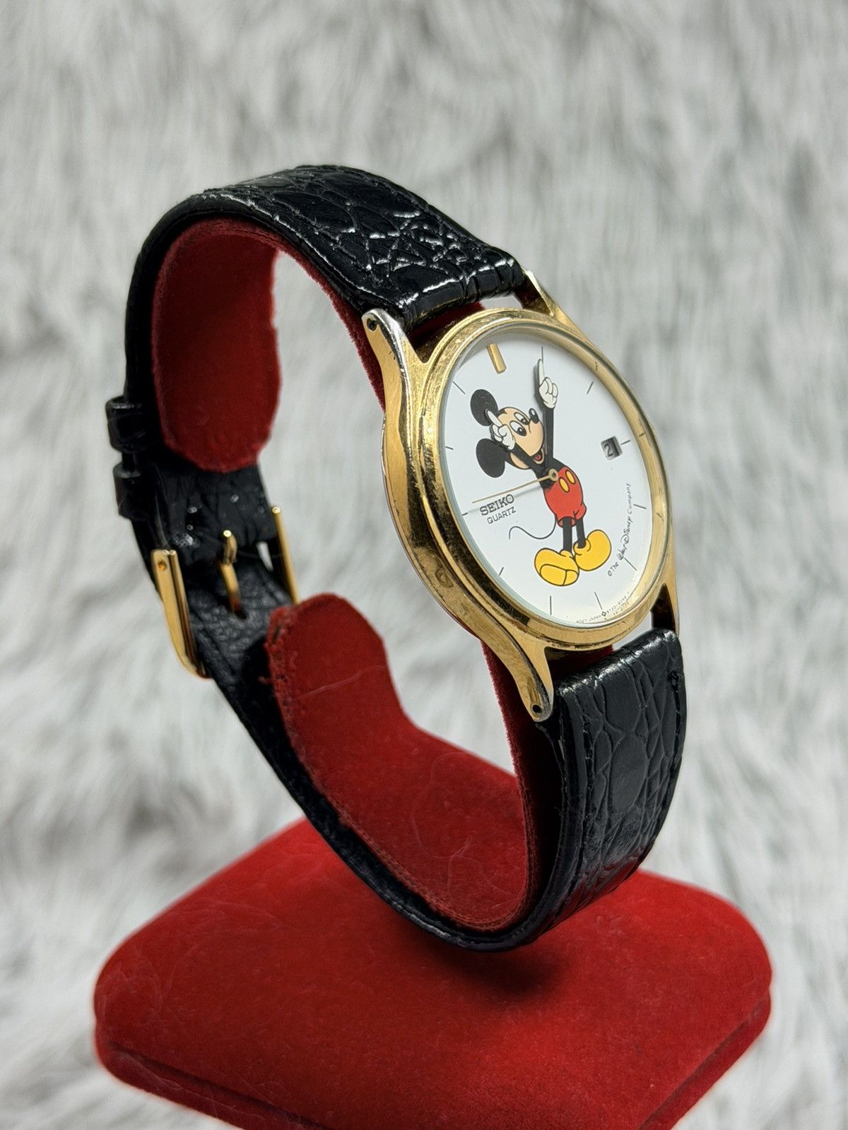 Seiko Vintage SEIKO Mickey Mouse Hand Moving Quartz Men’s Watch Size ONE SIZE - 3 Thumbnail