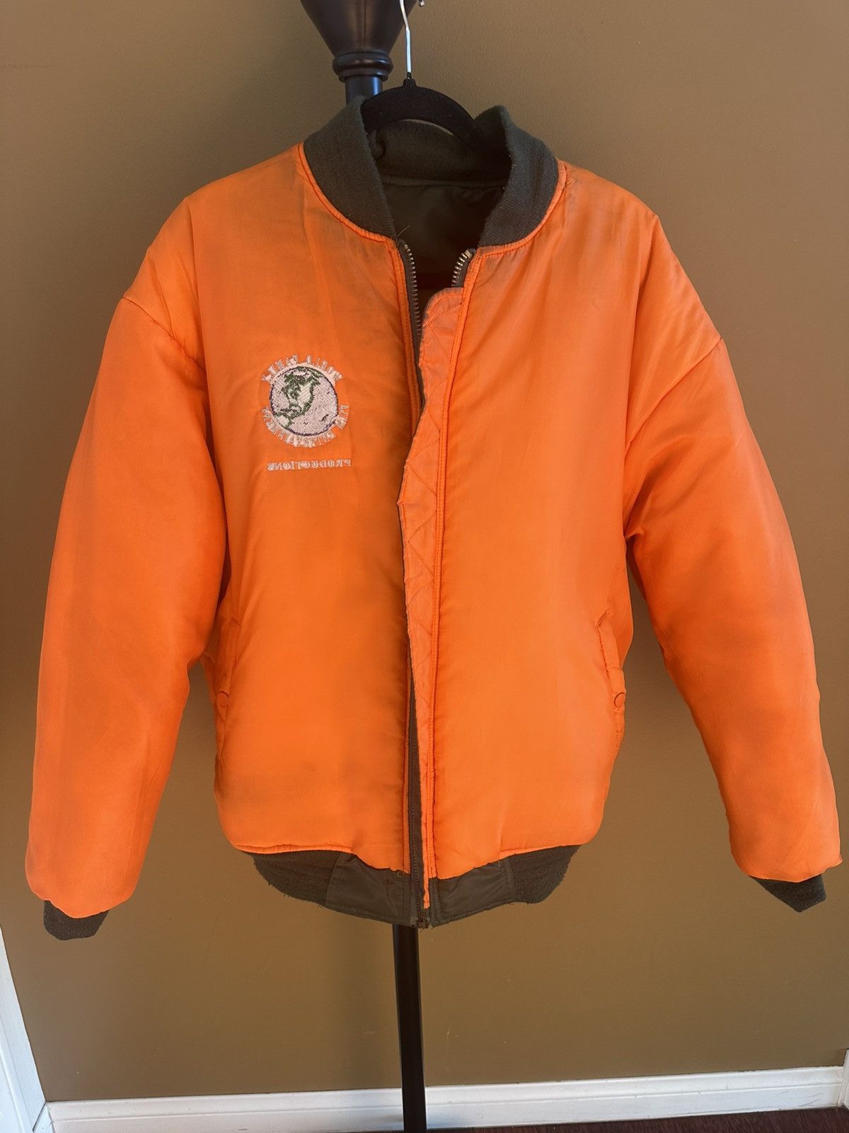 Vintage VINTAGE BAGGY BOMBER JACKET Size US XL / EU 56 / 4 - 3 Thumbnail