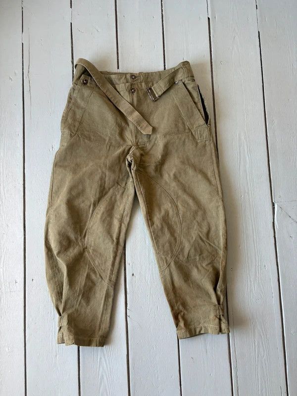 Vintage World War 2 French Army Motorcycle pants Size US 36 / EU 52 - 1 Thumbnail