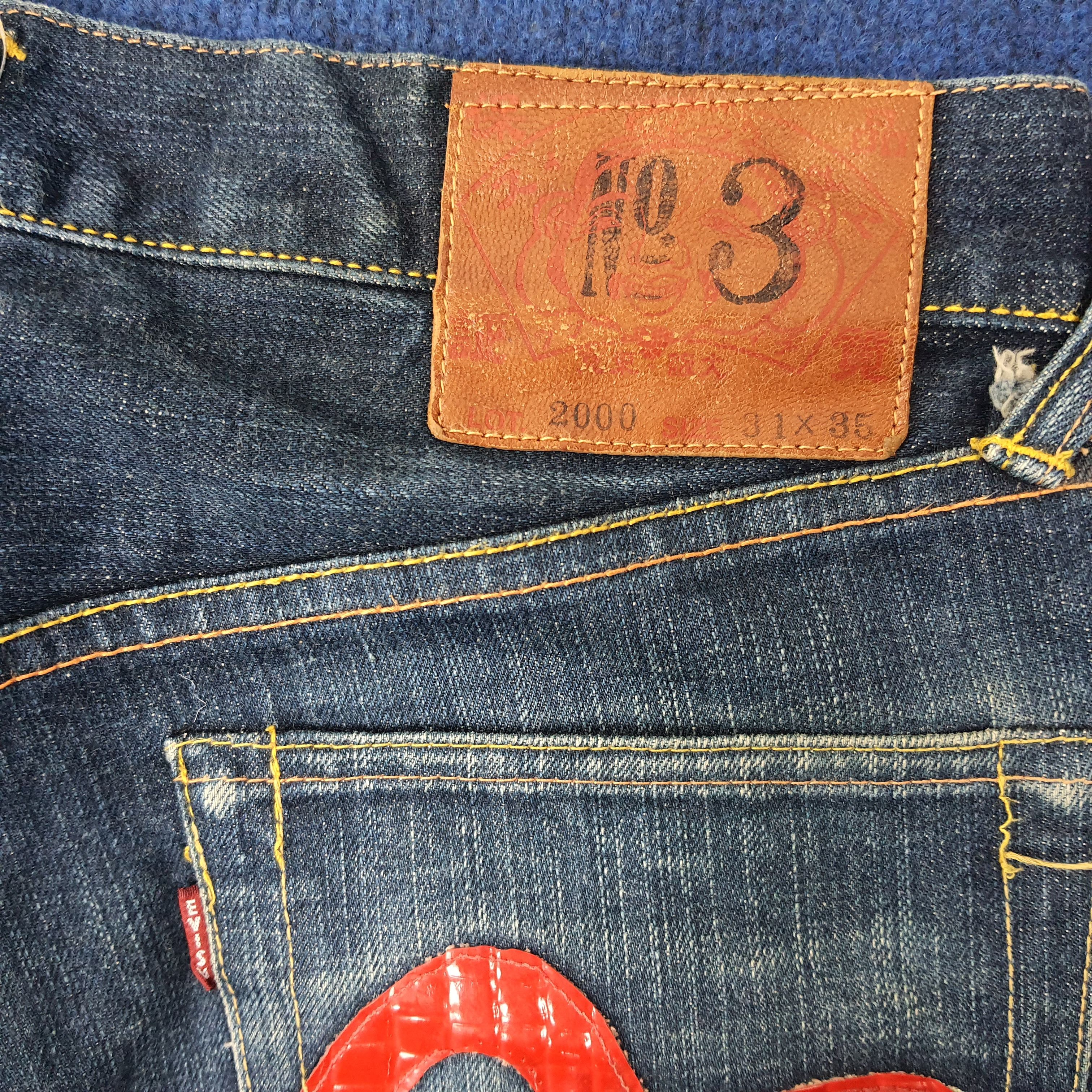 Evisu Vintage Evisu Japan by Yamane Custom Daicock Jeans C228N12 Size US 29 - 2 Thumbnail