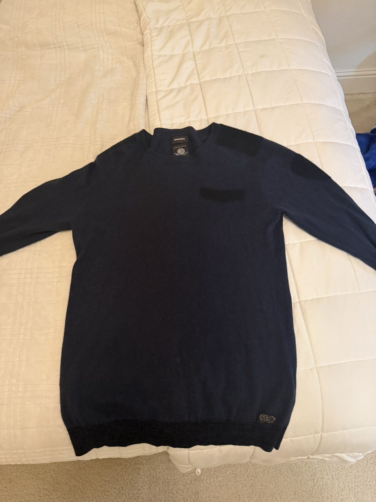 Diesel Vintage Navy Diesel Sweater Size US S / EU 44-46 / 1 - 1 Thumbnail