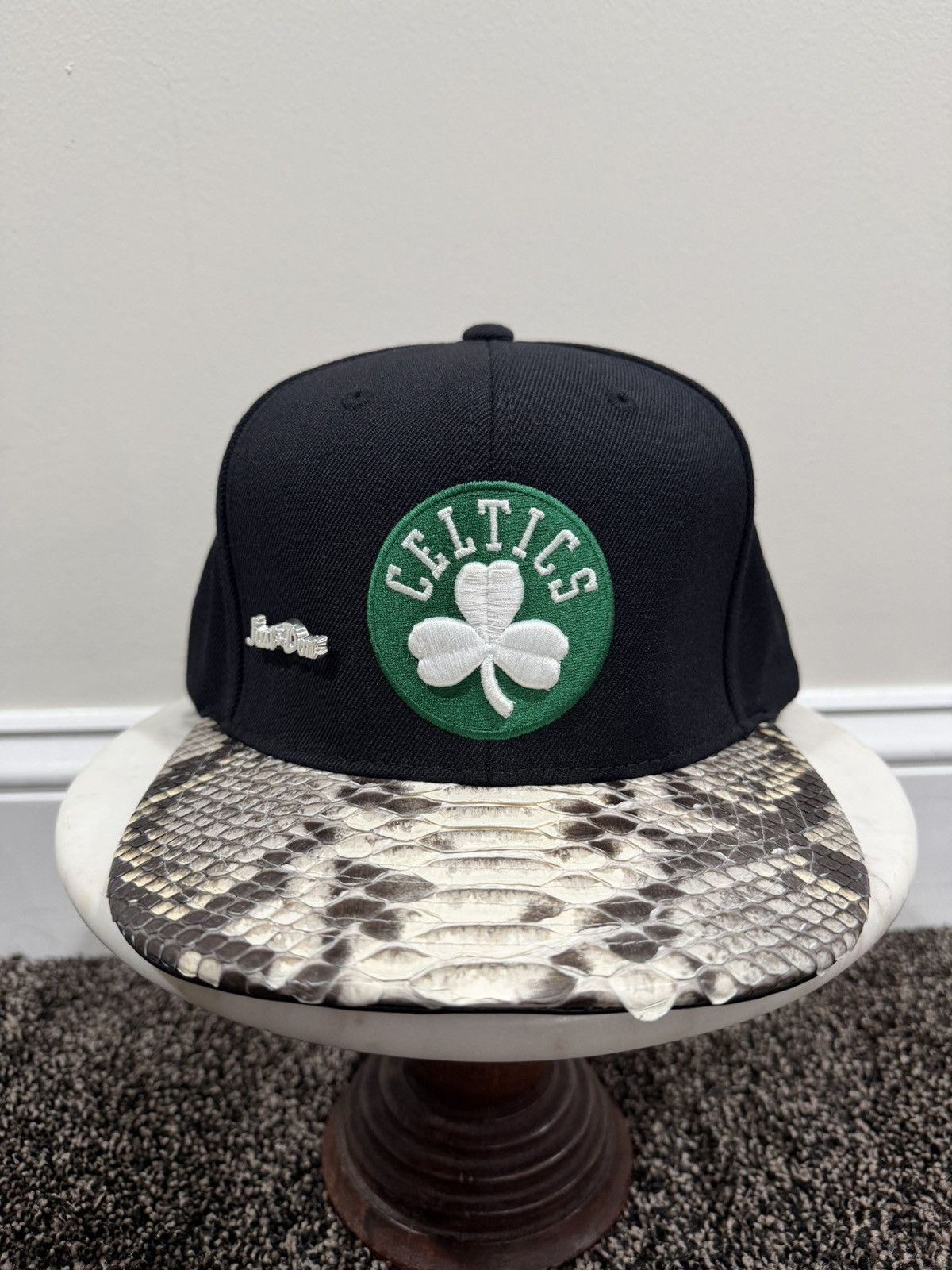 Just Don × Mitchell & Ness × Rsvp Gallery Just Don x Mitchell & Ness NBA Boston Celtics Black Hat Size ONE SIZE - 12 Thumbnail