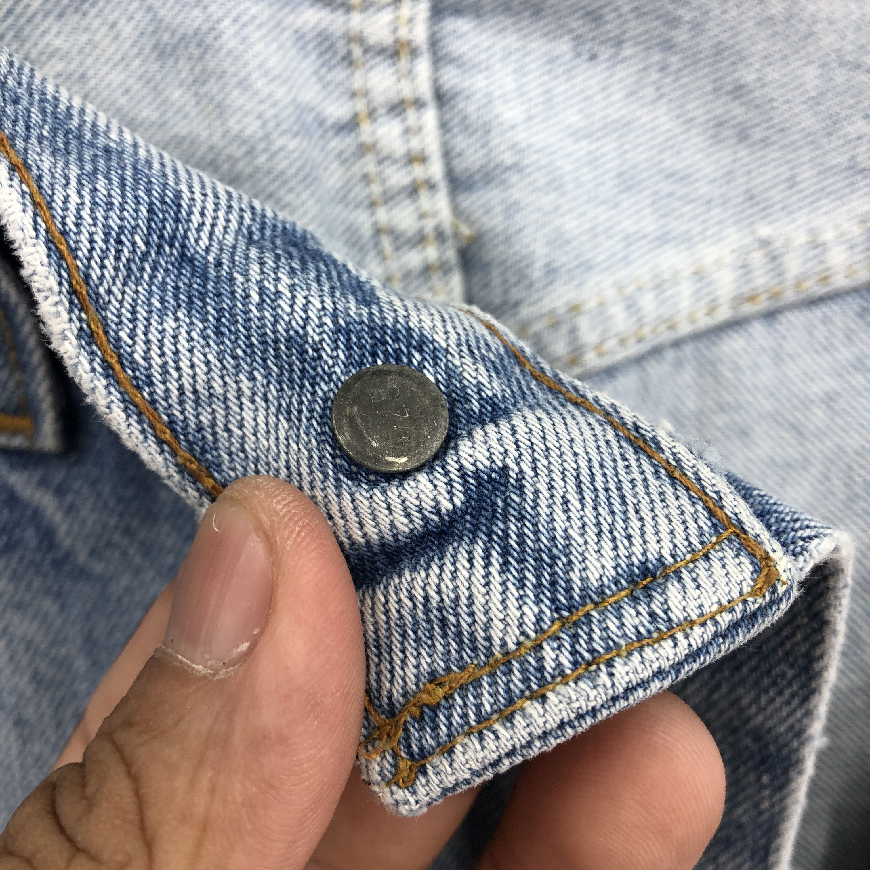 Levi's Vintage 70s Distressed Levis 501 Sunfaded Jeans Levi's Denim Size US 30 / EU 46 - 7 Thumbnail