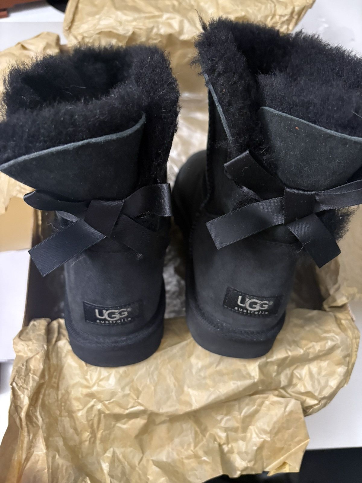 Ugg UGG Australia Black Boots Size US 9 / IT 39 - 6 Thumbnail