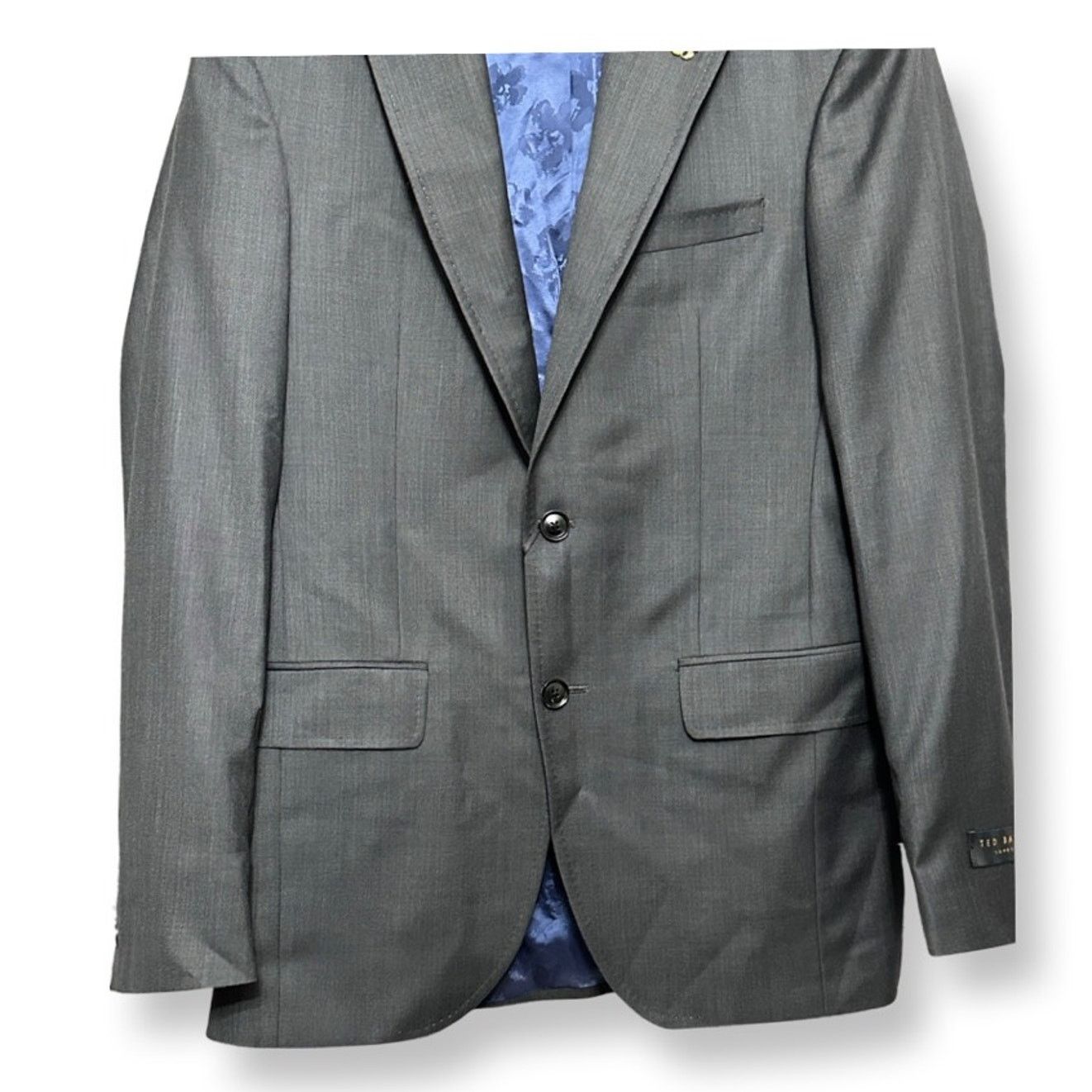Ted Baker Ted Baker Two Button Jay Suit Jacket Gray Modern Fit 38R New Size 48R - 3 Thumbnail
