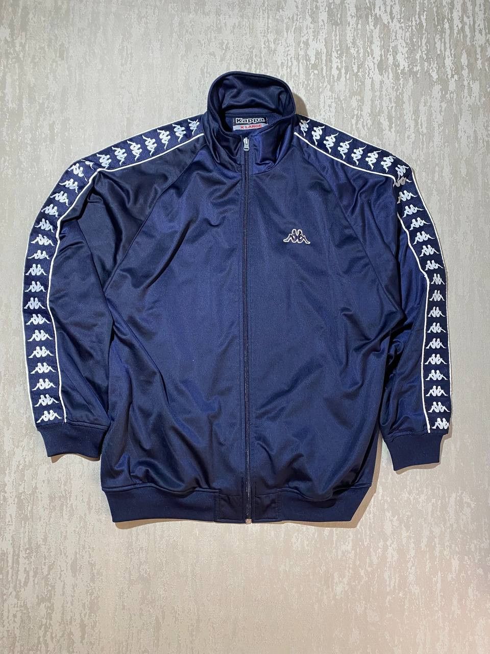 Kappa × Vintage Kappa Vintage Lampas Track Zip Jacket Y2K Size US XL / EU 56 / 4 - 1 Thumbnail