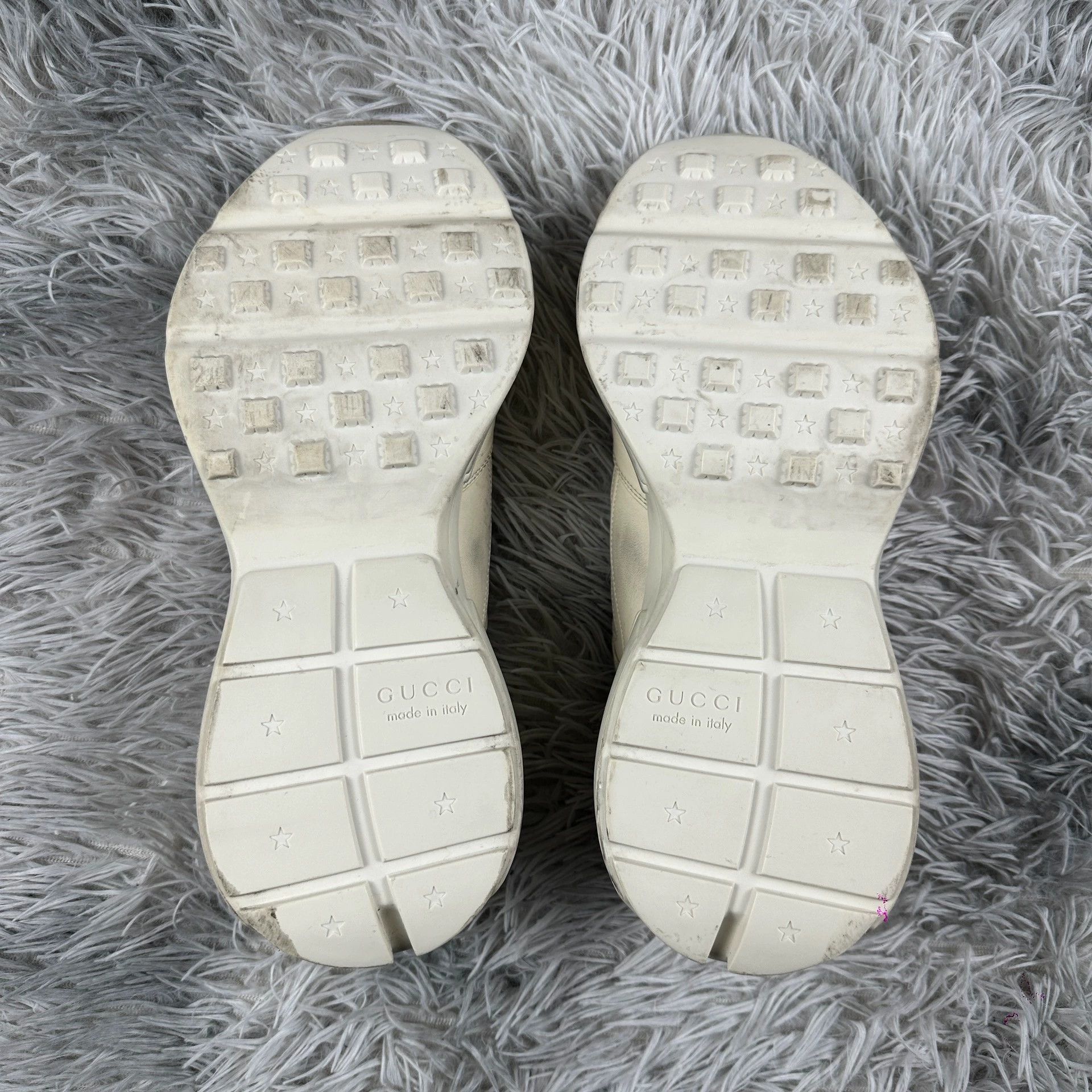 Gucci gucci rhyton lip print sneakers size 43 Size US 10 / EU 43 - 5 Thumbnail