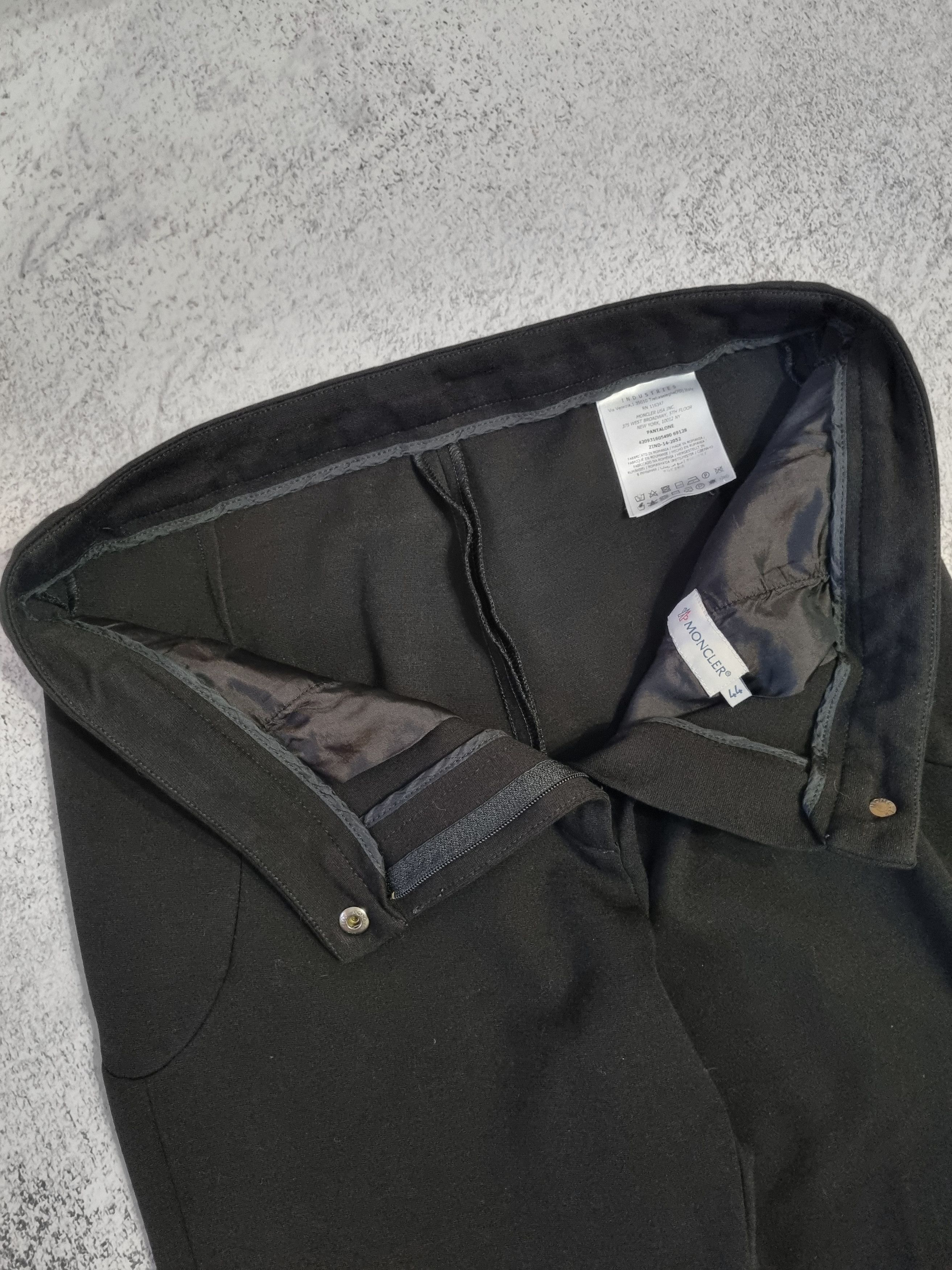 Moncler Moncler Black Pantalone Viscose Jegging Pants Size 30" / US 8 / IT 44 - 7 Thumbnail