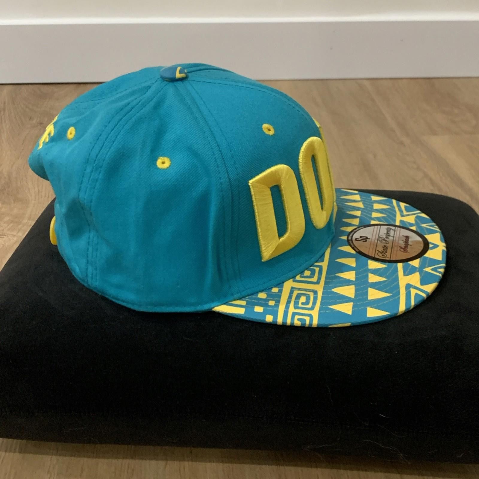Other State Property DOPE Snapback Hat Teal Yellow Underbrim Art Size ONE SIZE - 7 Thumbnail