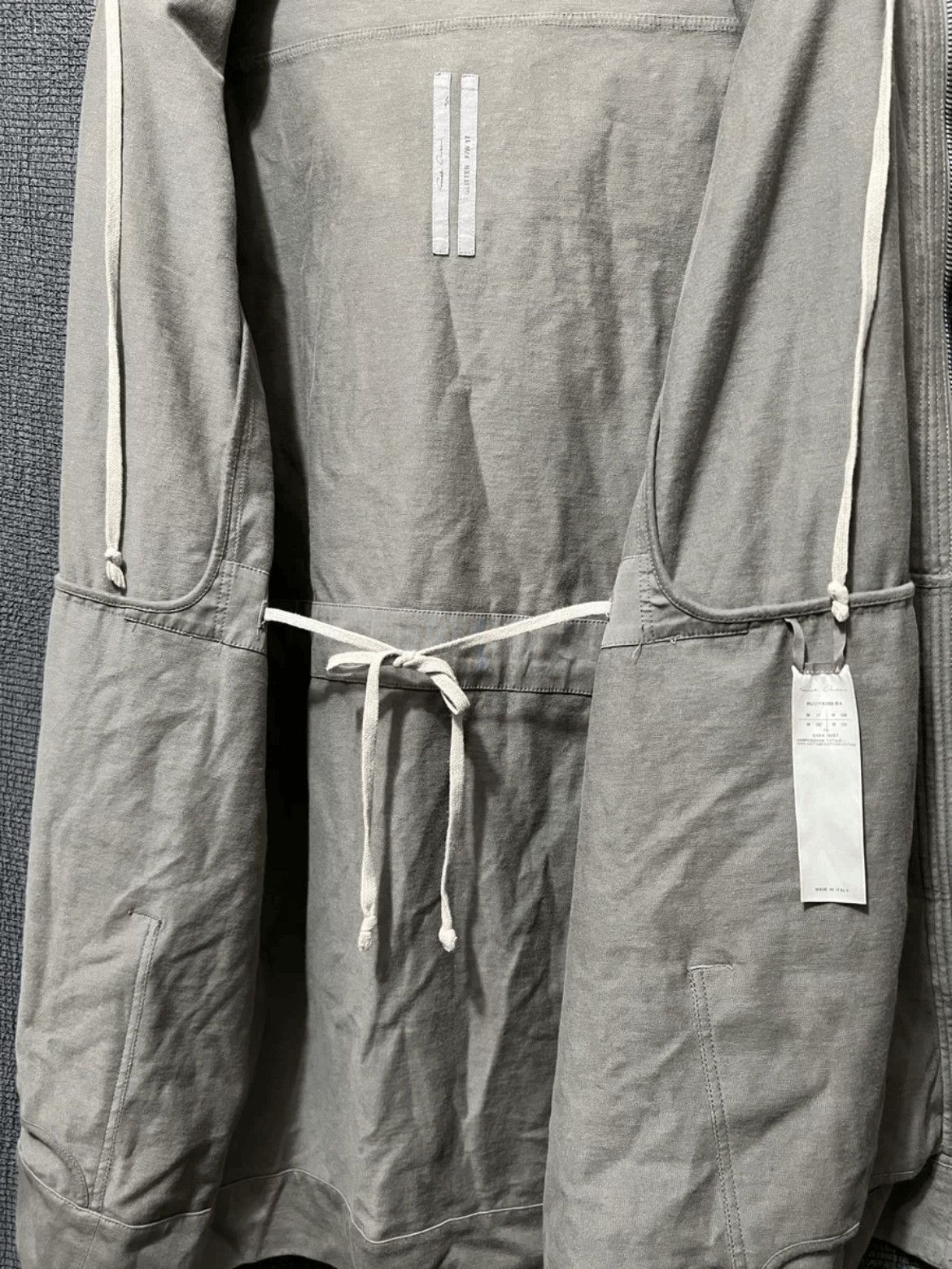 Rick Owens Rick Owens 17AW Mainline Zip-up Hoode Size US M / EU 48-50 / 2 - 6 Thumbnail
