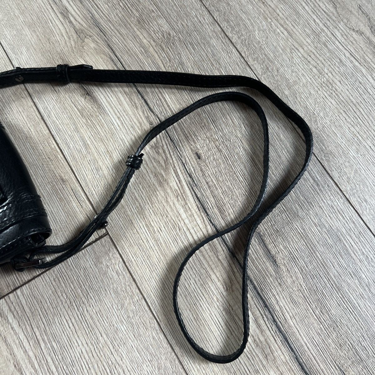 Burberry Burberry Mini Bag Satchel Belt Crossbody Black Leather Size ONE SIZE - 3 Thumbnail