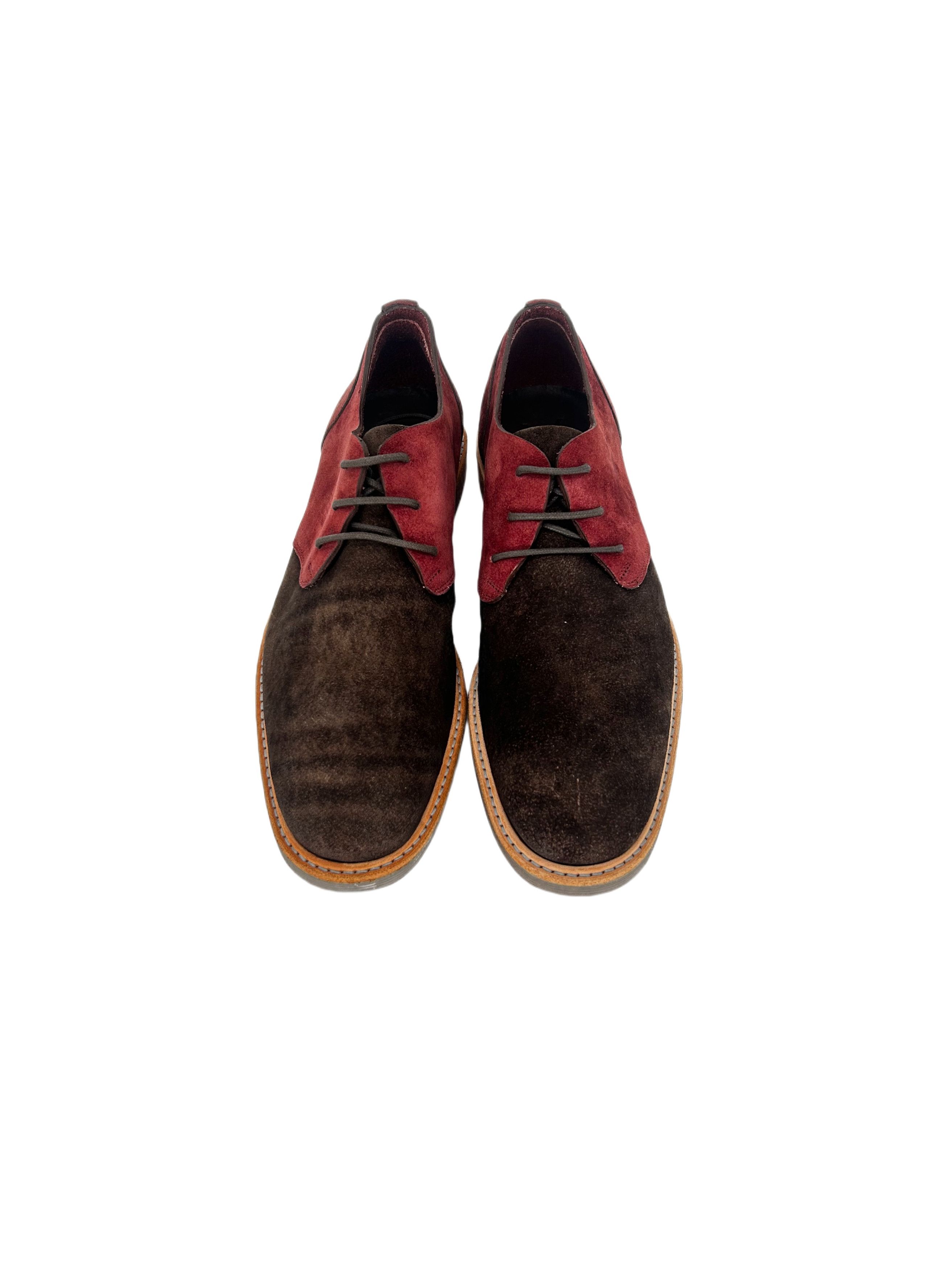 Yves Saint Laurent Yves Saint Laurent Bi-Colour Suede Desert ShoesWithCrepeSole Size US 9 / EU 42 - 3 Thumbnail