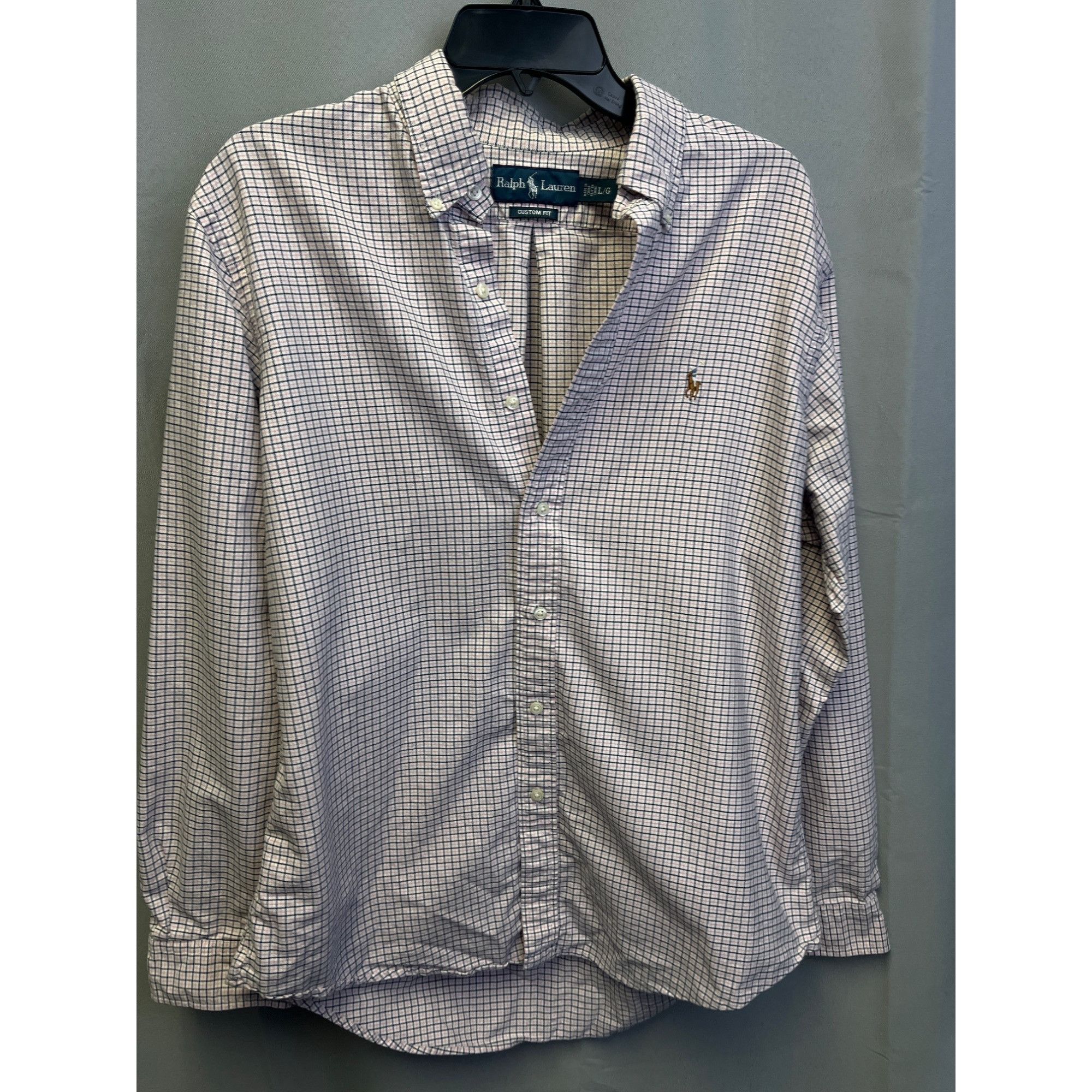Ralph Lauren Ralph Lauren Mens pink Checkered Button Up Long Sleeve Shirt Size US L / EU 52-54 / 3 - 1 Thumbnail
