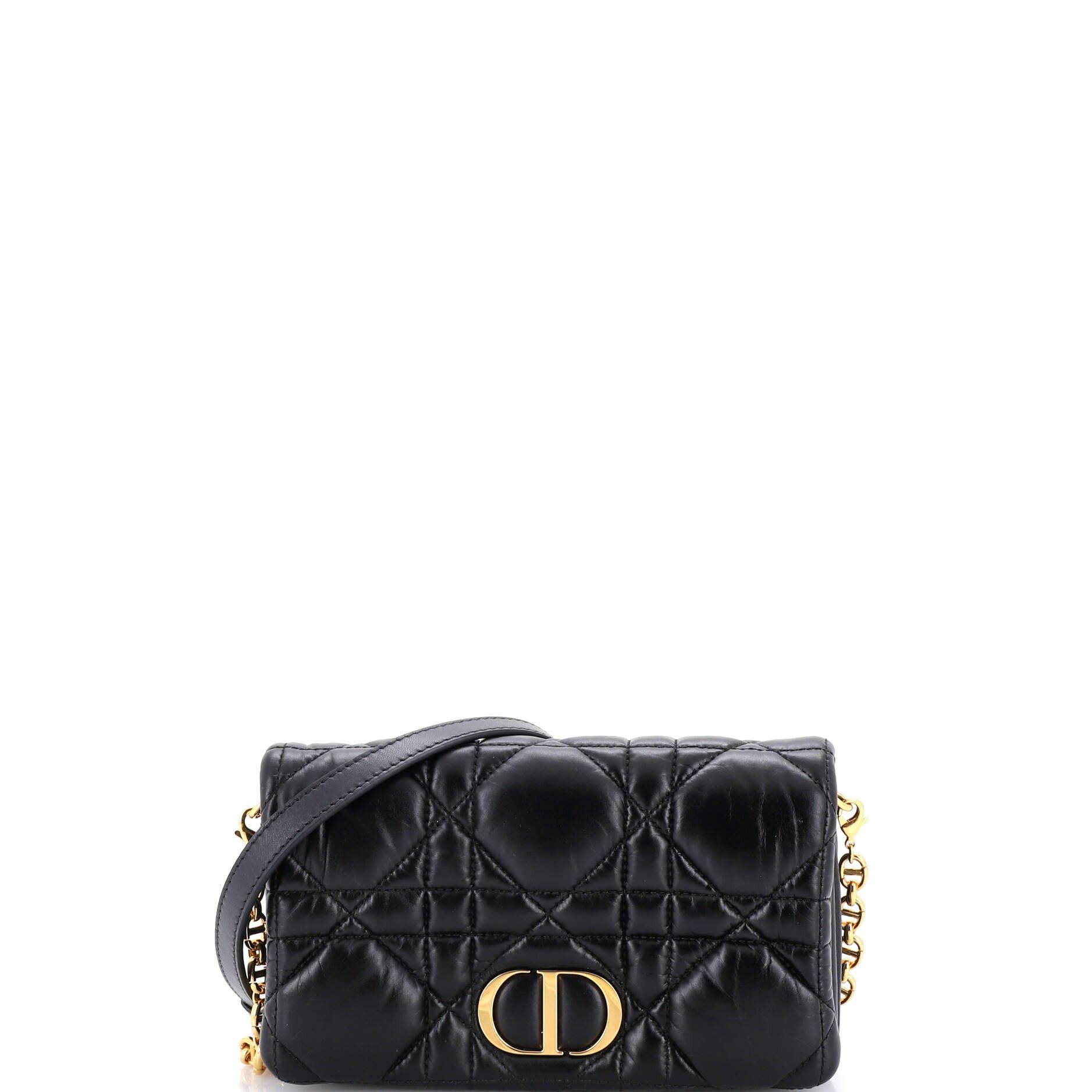 Dior Caro Flap Pouch with Chain Size ONE SIZE - 1 Thumbnail