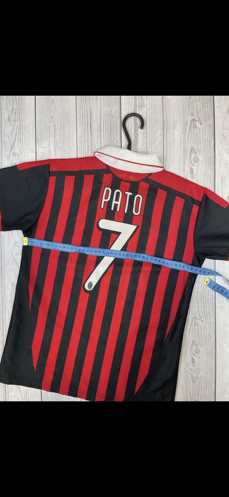 Vintage Vintage AC Milan soccer jersey size Xs 7 Pato Size US XS / EU 42 / 0 - 10 Thumbnail