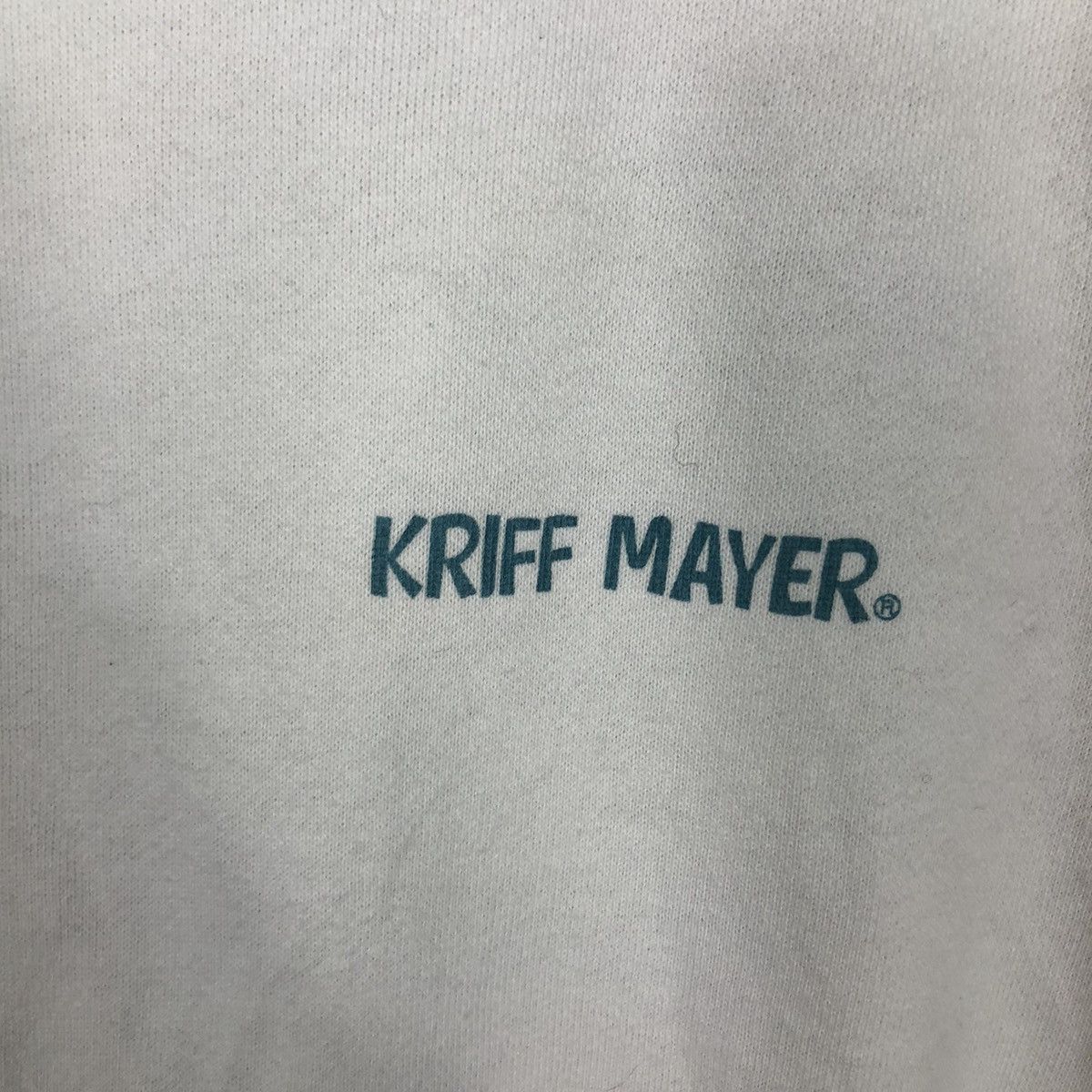 Japanese Brand 📌Vintage Sweatshirt Kriff Mayer Big Logo Back Hit Size US L / EU 52-54 / 3 - 14 Thumbnail