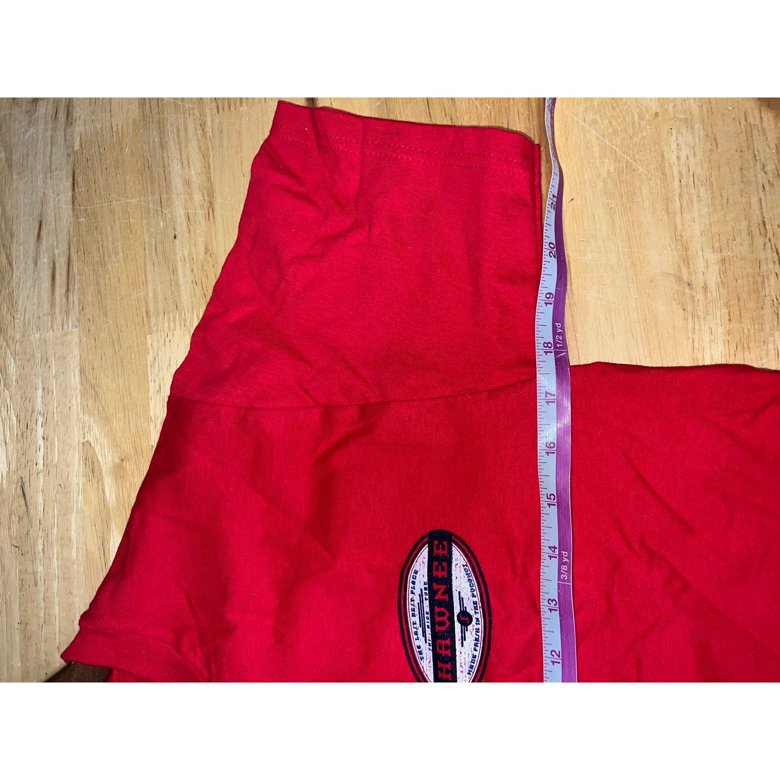 Hanes Vintage Shawnee Shirt Poconos Mountains Red Tee 90s VTG S Size US S / EU 44-46 / 1 - 6 Thumbnail