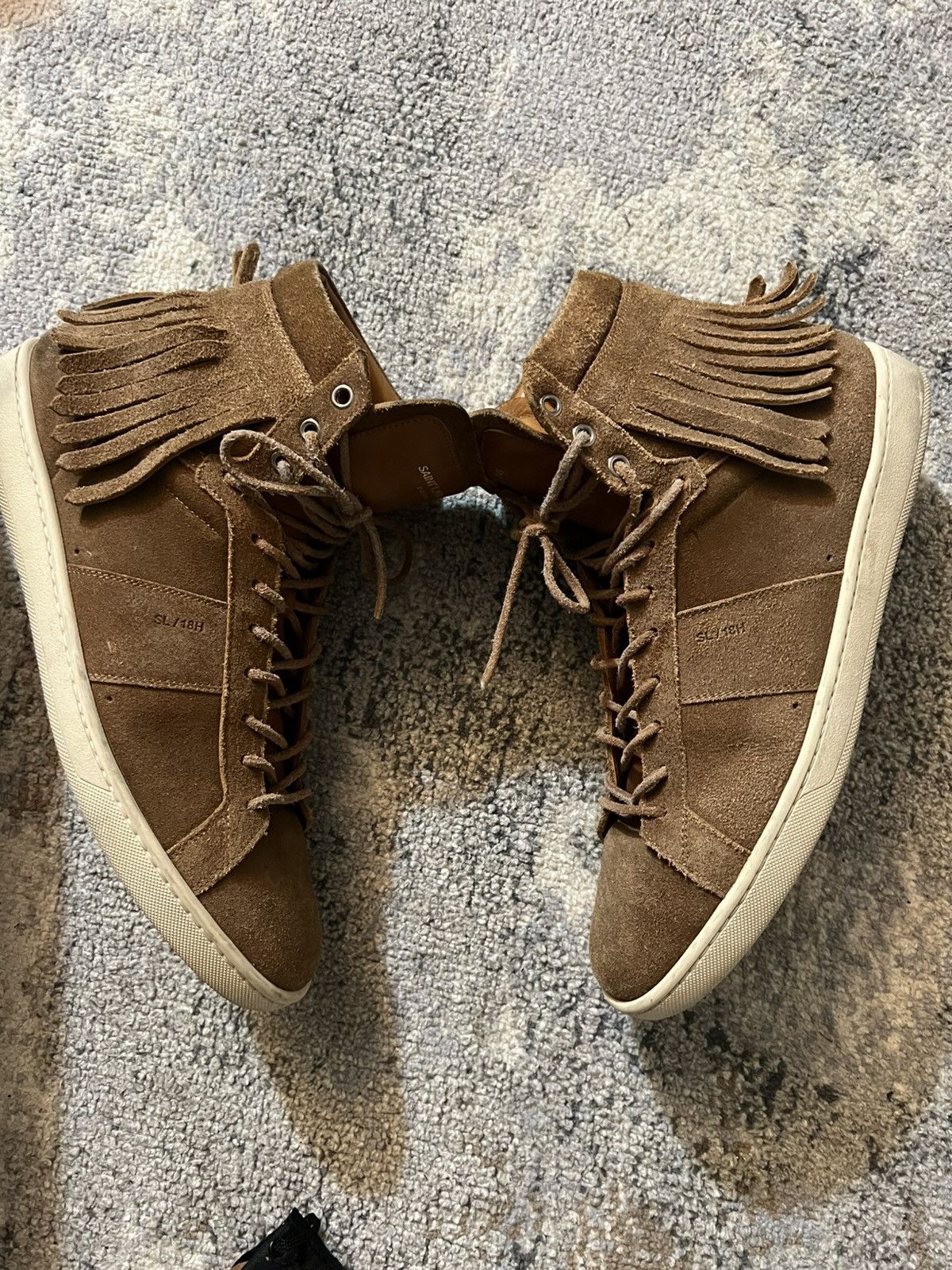 Hedi Slimane Hedi Slimane Brown Fringe sneaker Saint laurent Size US 11 / EU 44 - 3 Thumbnail