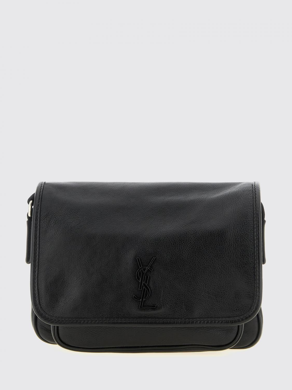 Saint Laurent Paris Saint Laurent Shoulder Bag Men Black Size ONE SIZE - 1 Thumbnail