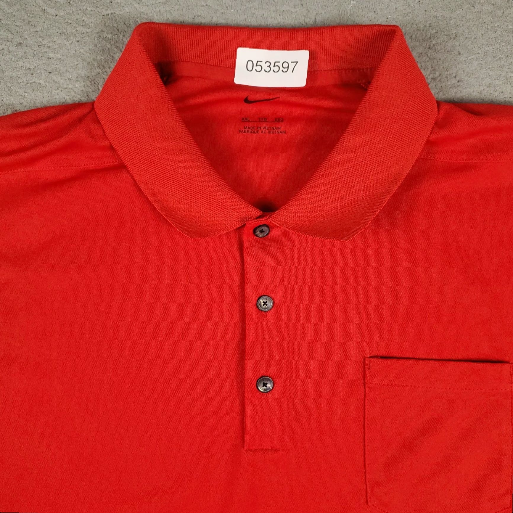 Nike Nike Polo Shirt Men 2XL Red Nike Golf Short Sleeve Polo Shirt Mens 2XL Red Swoosh Casual Golf Size US XXL / EU 58 / 5 - 2 Thumbnail