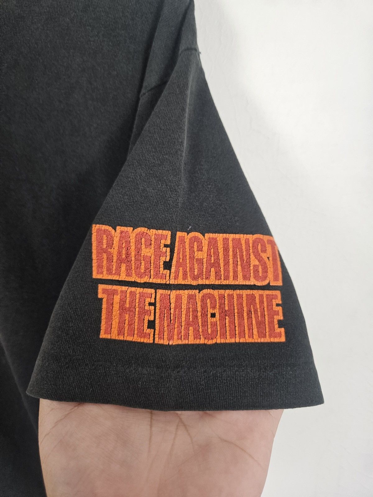 Band Tees Vintage 90s Rage Against the Machine Evil Empire tee shirt Size US M / EU 48-50 / 2 - 4 Thumbnail