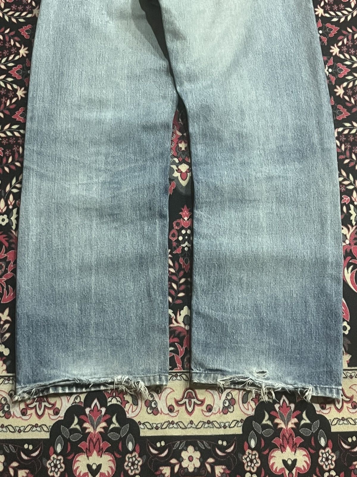 Levi's Vintage Y2K Levi’s 509 Blue Faded Washed Distressed Jeans Size US 32 / EU 48 - 10 Thumbnail