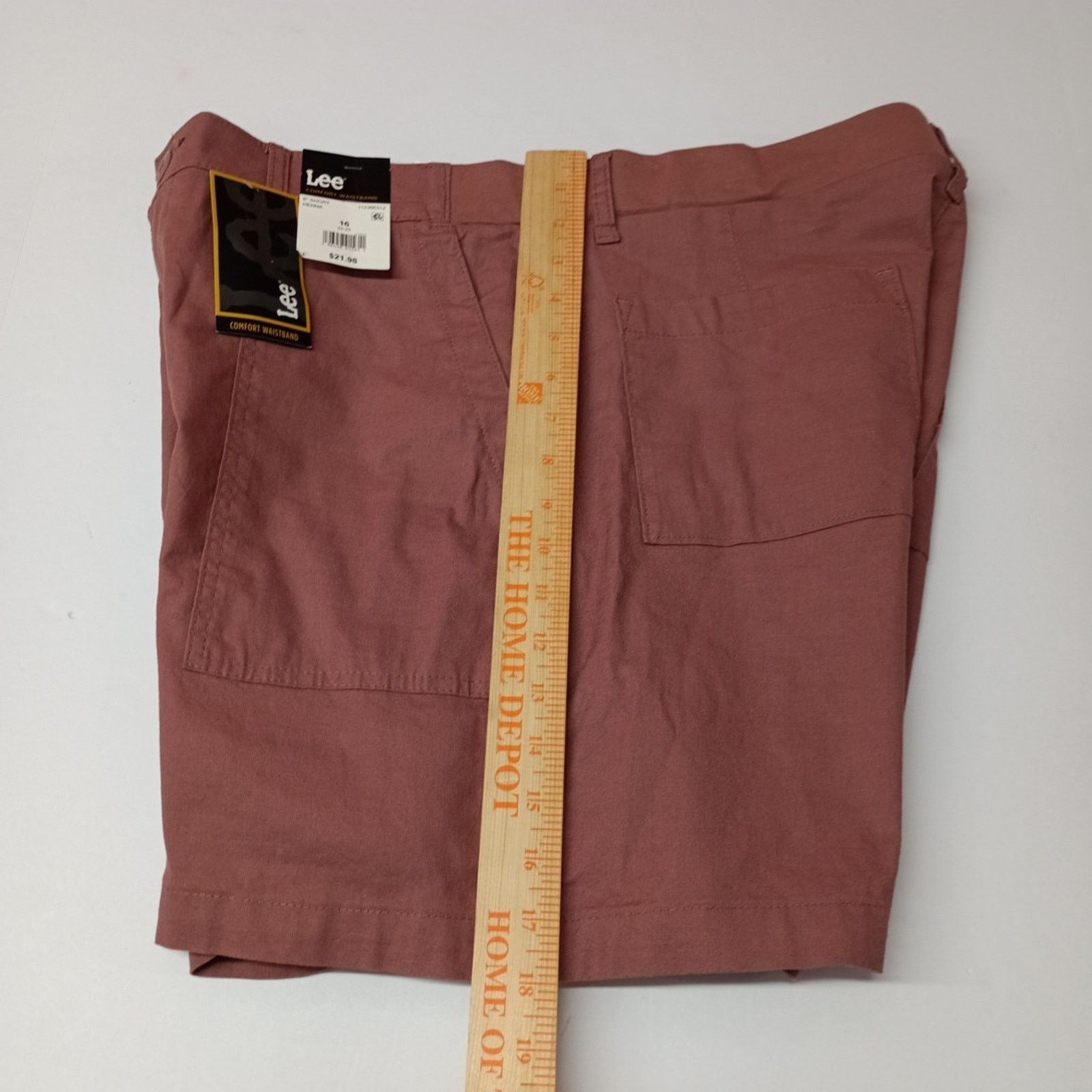 Lee Lee Bermuda Shorts Womens Size 16 Henna 6" Ins Comfort Waist Size 38" / US 16 / IT 52 - 6 Thumbnail