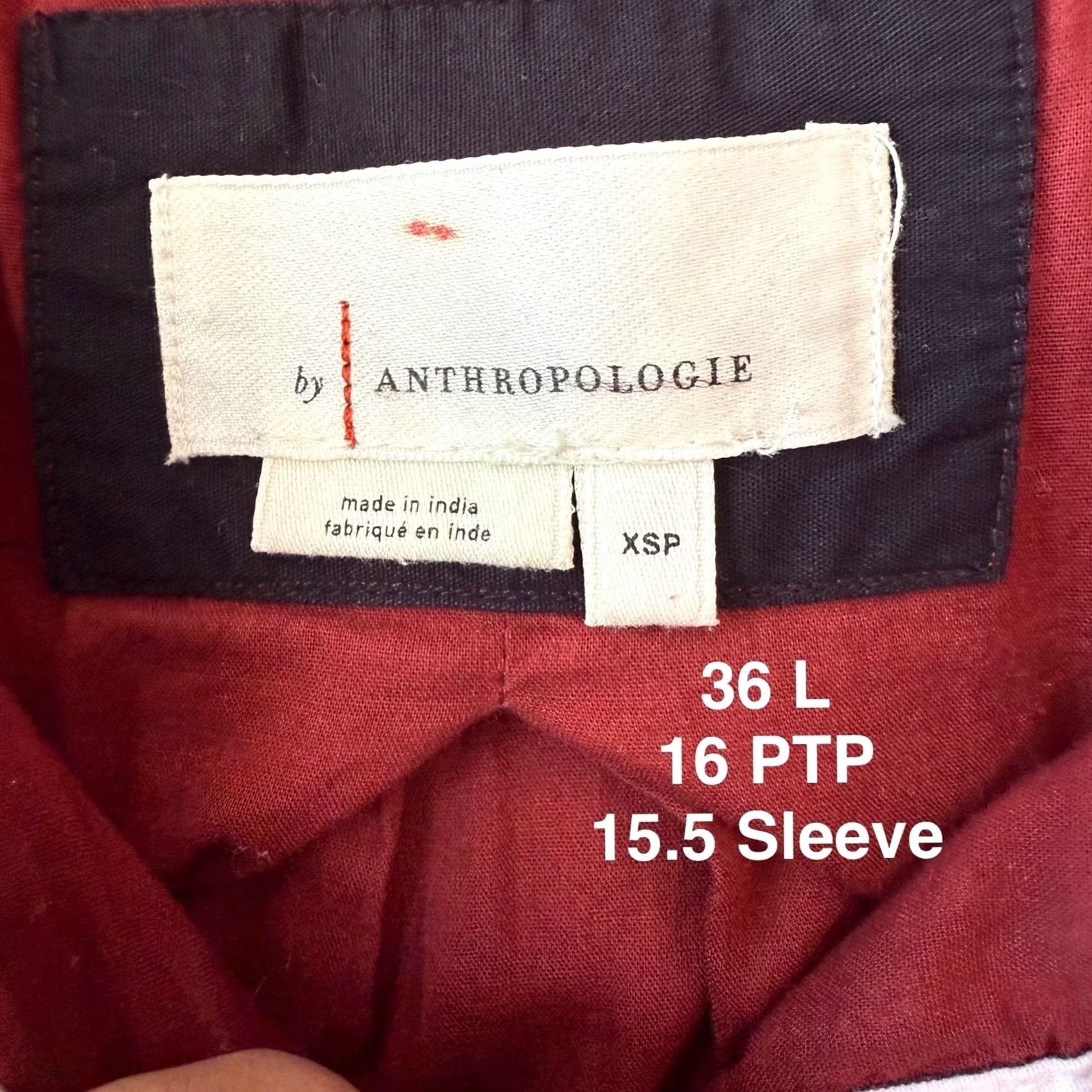 Anthropologie VINTAGE Anthropologie Gretel Embroidered Folk Peasant Maxi Dress XS Maroon Glam Boho Size XS / US 0-2 / IT 36-38 - 5 Thumbnail