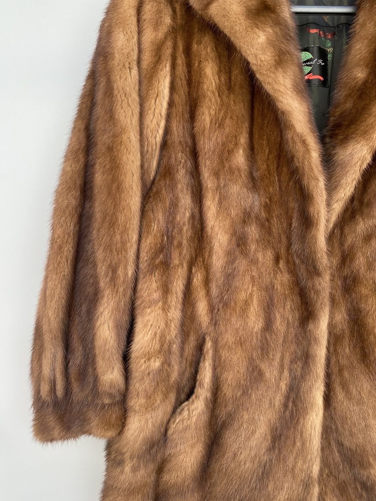 1980s New Universal Fur Mink Fur Coat