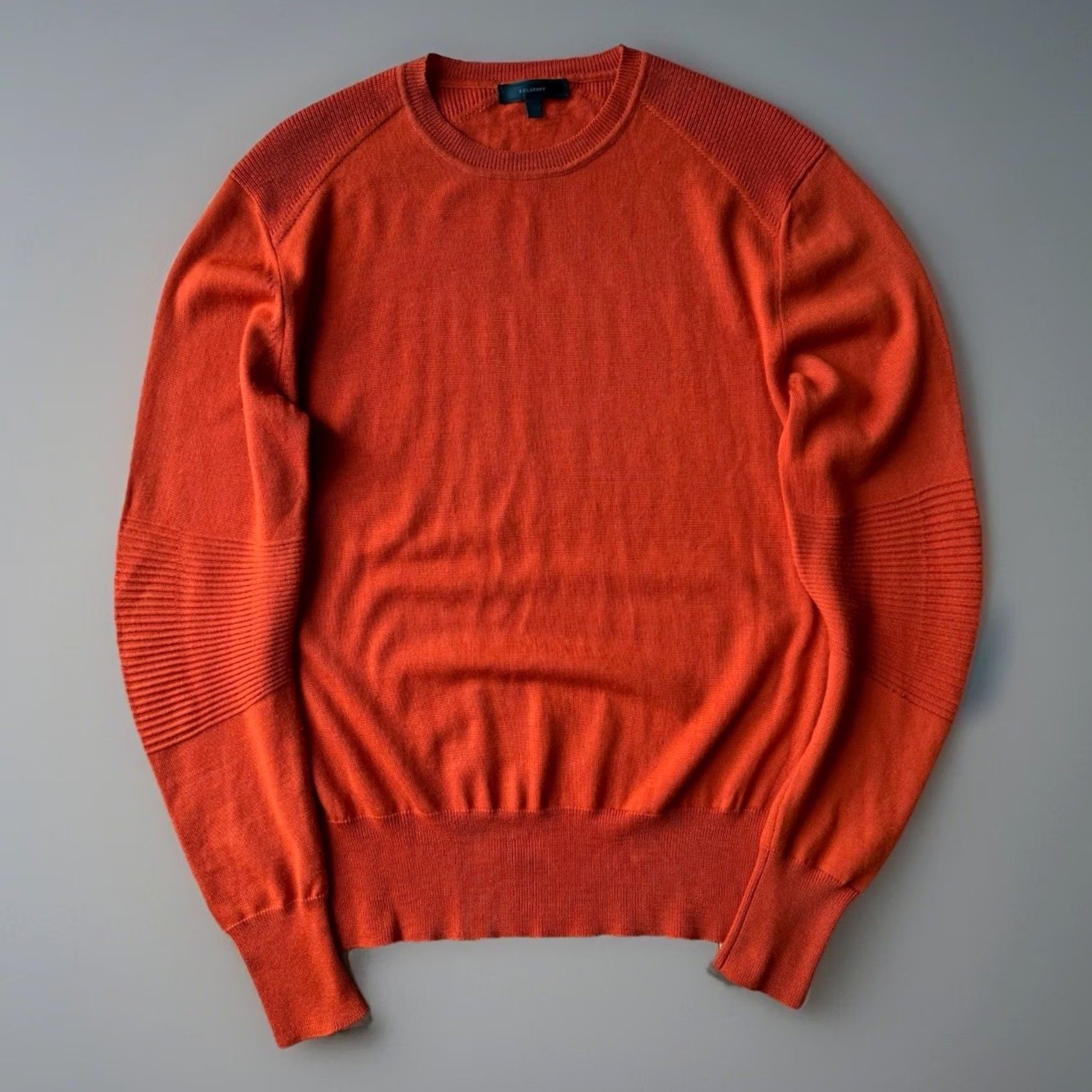 Belstaff VINTAGE Belstaff Sweater Womens M Orange Lightweight Wool Pullover Made in Italy Size M / US 6-8 / IT 42-44 - 2 Thumbnail