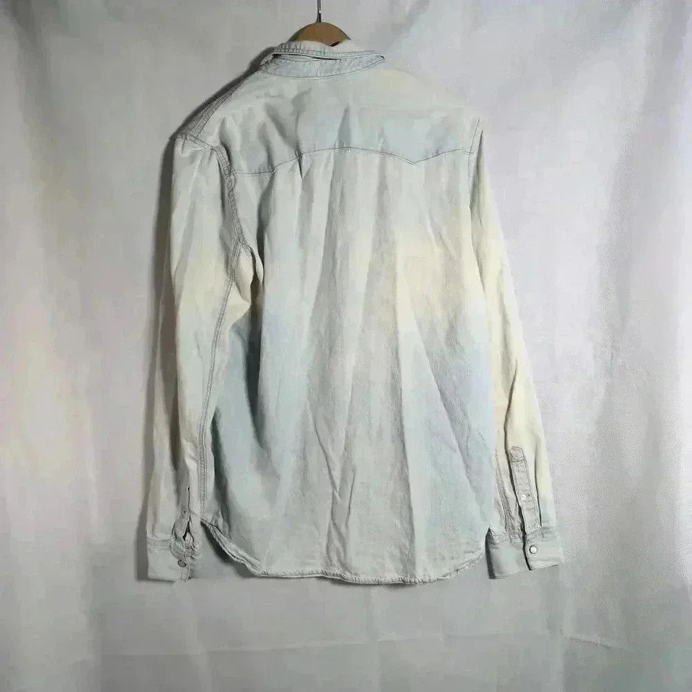H&M H&M Distressed light blue Denim over shirt &Denim sz M Size M / US 6-8 / IT 42-44 - 4 Thumbnail