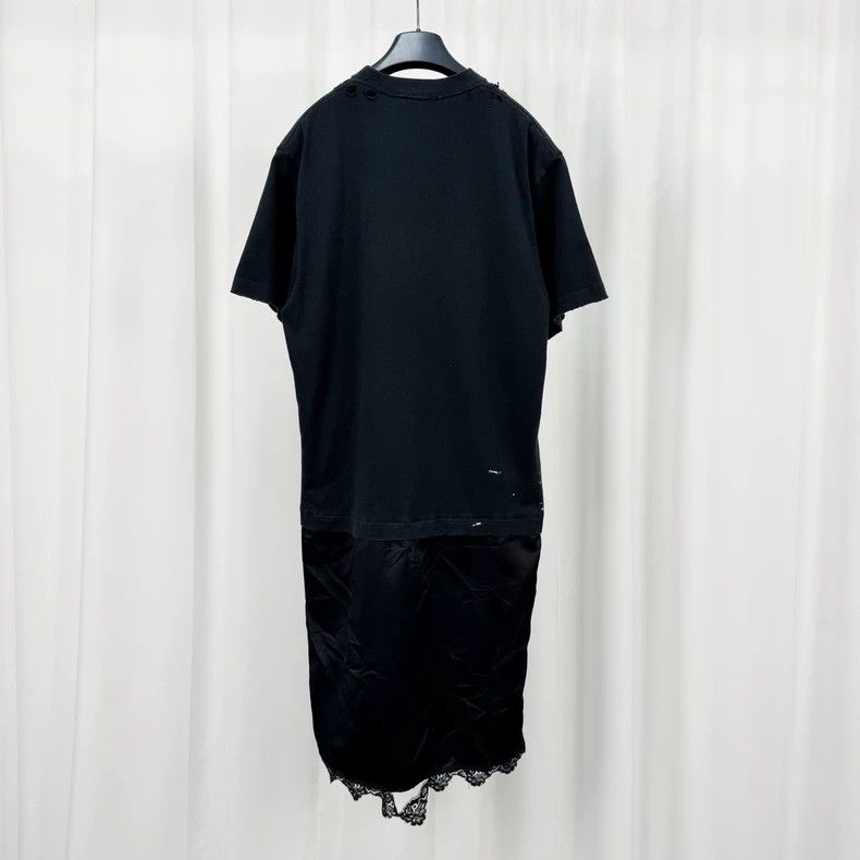 Balenciaga Balenciaga Burst Letter Print Lace Dress Size US S / EU 44-46 / 1 - 2 Thumbnail