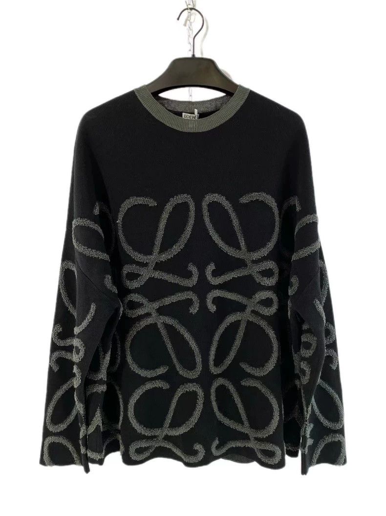 Loewe LOEWE Jacquard embroidered sweater with full print Size L / US 10 / IT 46 - 1 Thumbnail