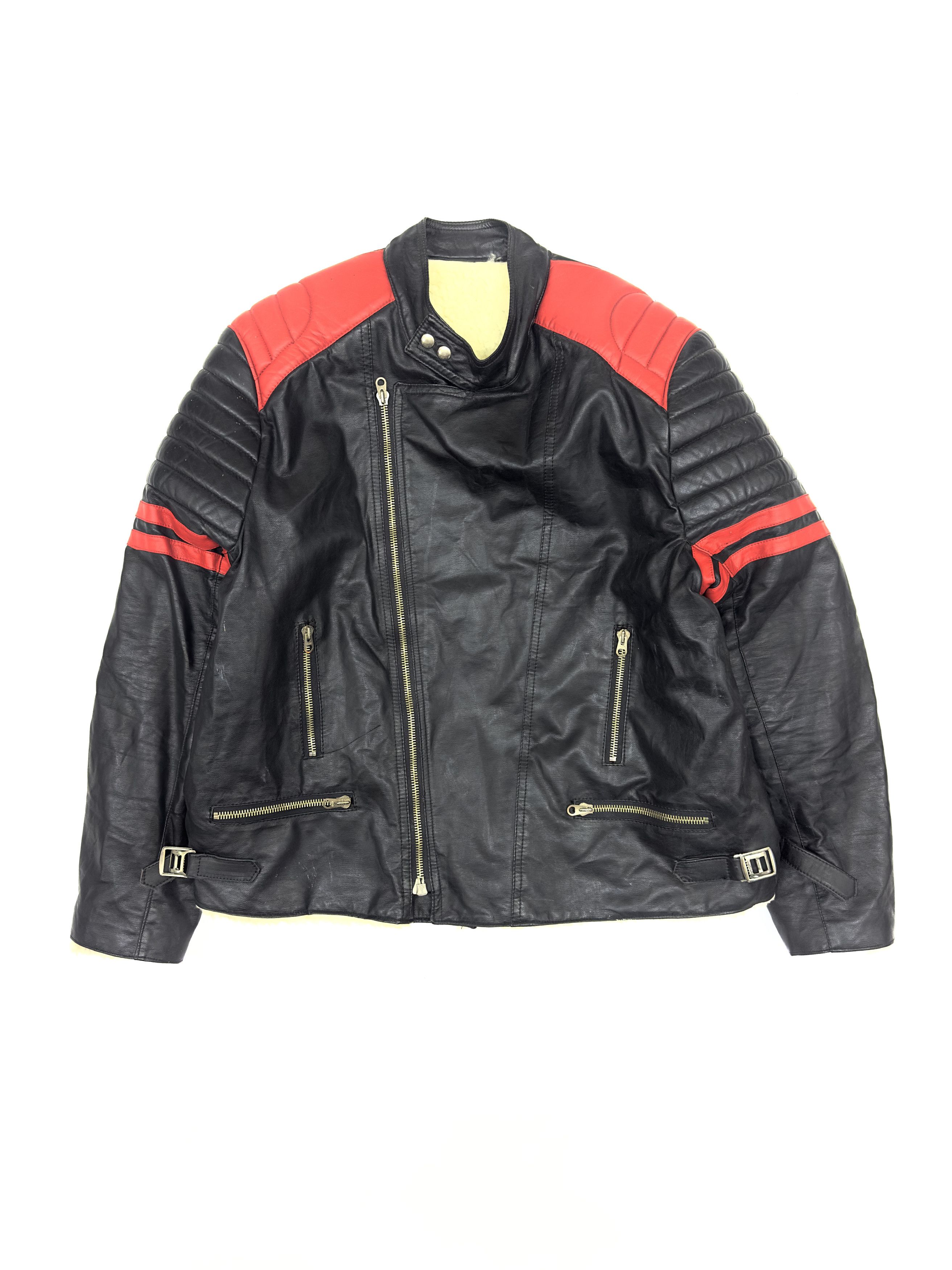 Vintage Troop Vintage 80s High Roller Gambler Leather Bomber