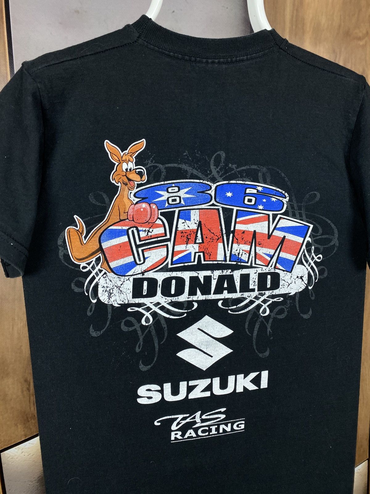 Vintage 🛣️Vintage 00s T-Shirt Suzuki Cameron Donald 86 Racing Tee🛣️ Size US S / EU 44-46 / 1 - 4 Thumbnail
