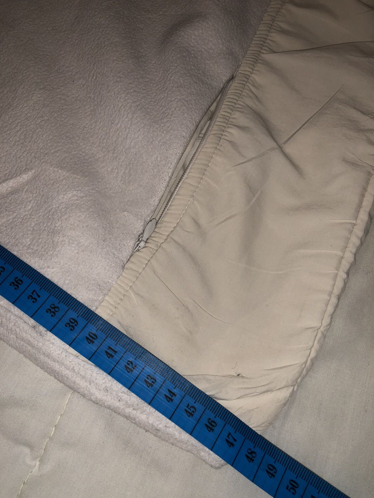 Lacoste × Vintage White and cream vintage retro Lacoste Fleece Jacket Size S / US 4 / IT 40 - 11 Thumbnail
