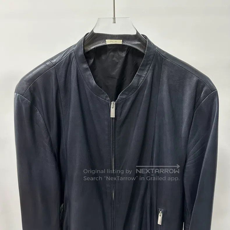 Fendi FENDI Zipper Leather Jacket i Size US M / EU 48-50 / 2 - 3 Thumbnail